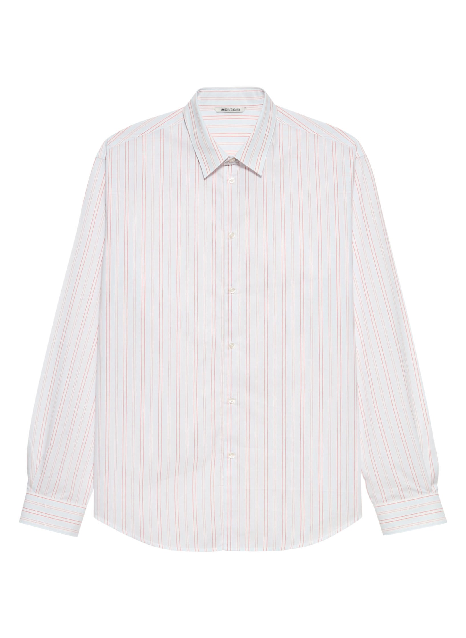 chemise loose multi rayures homme femme bleu rayee