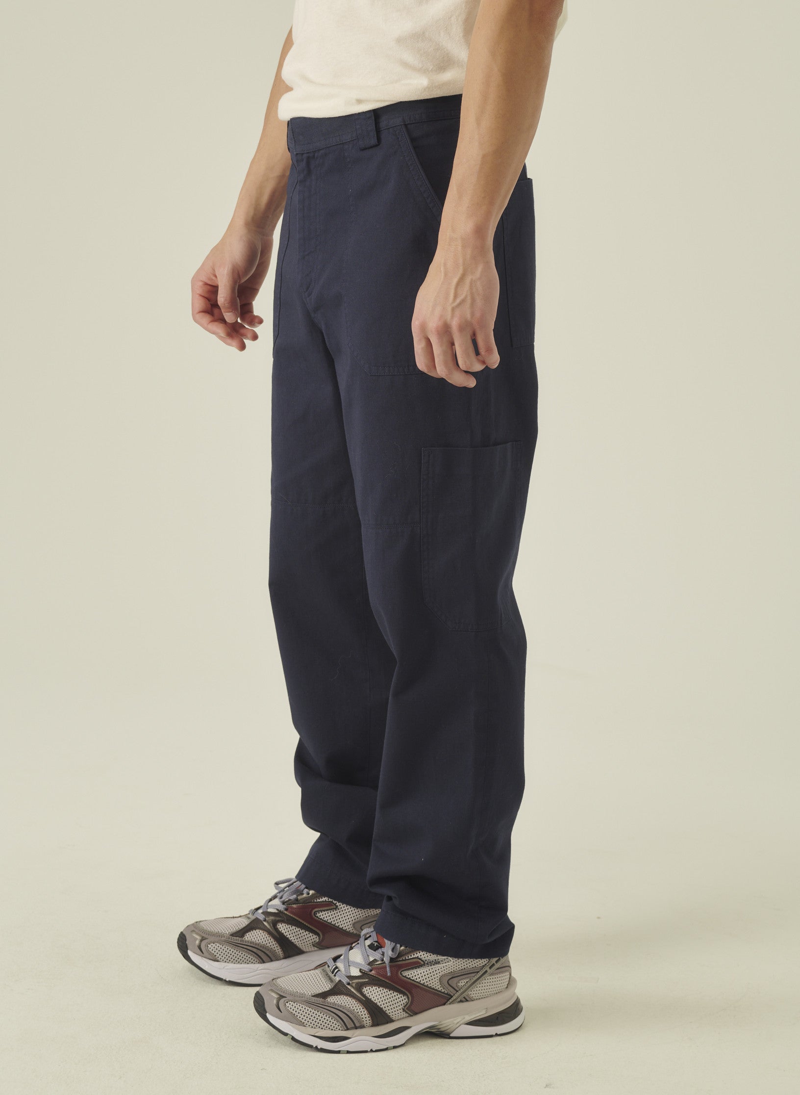 cargo pantalon loose bleu homme femme unisexe