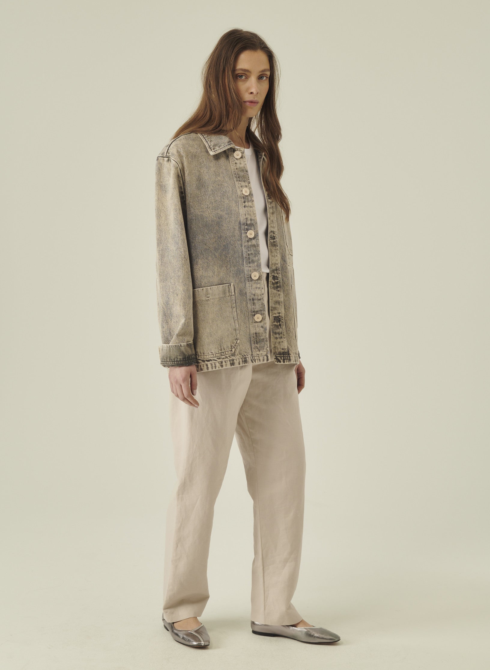 veste peintre denim belave homme femme unisexe