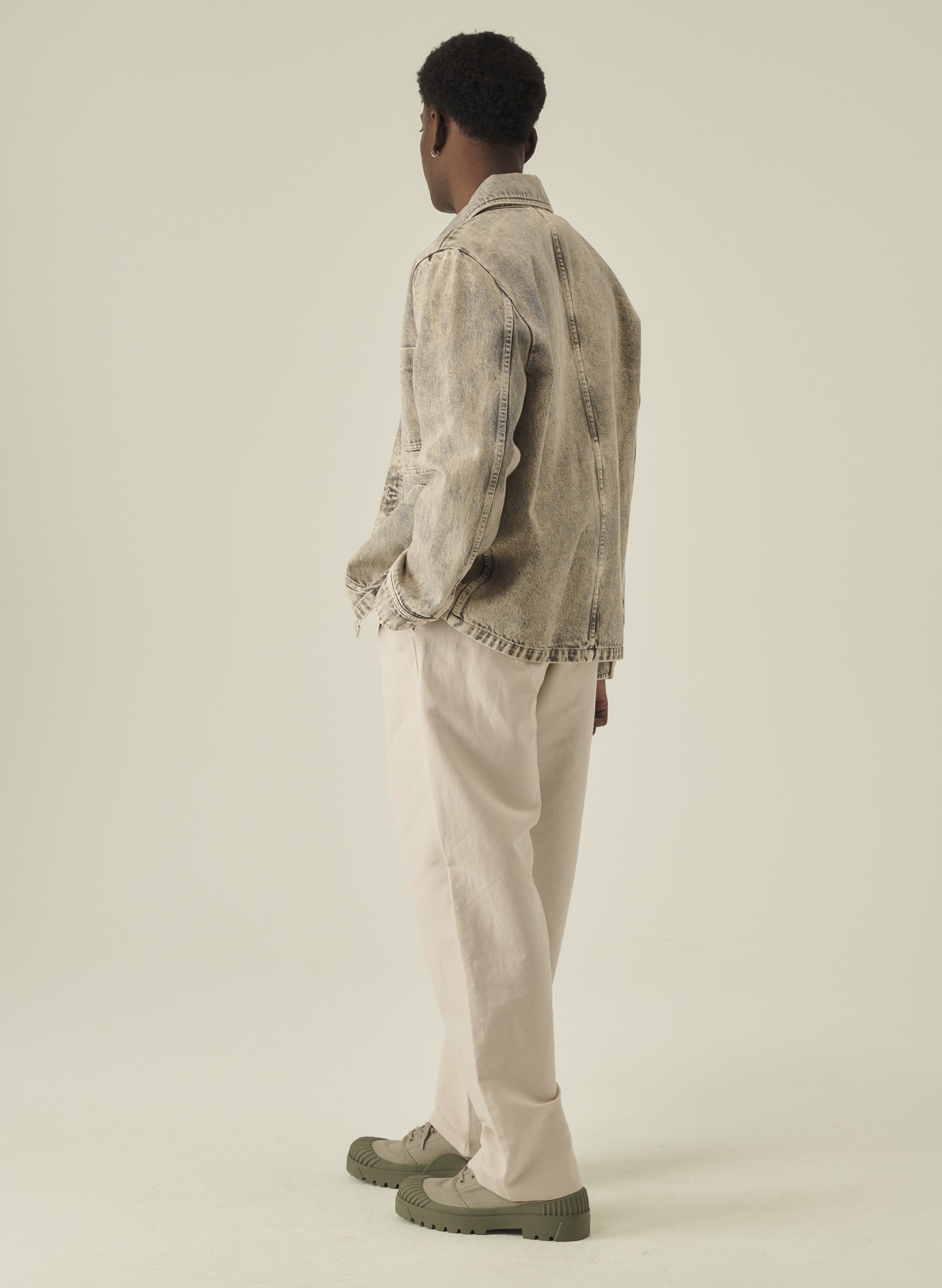 veste peintre denim belave homme femme unisexe