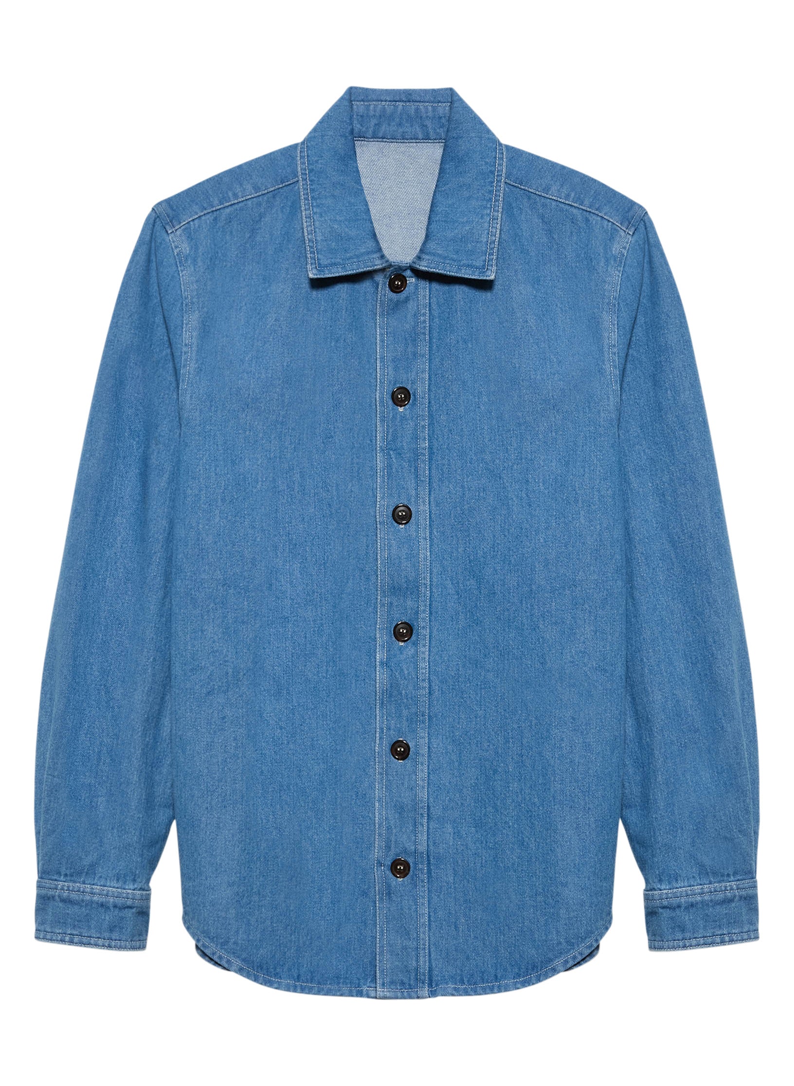 surchemise denim bleach delave homme femme unisexe oekotex