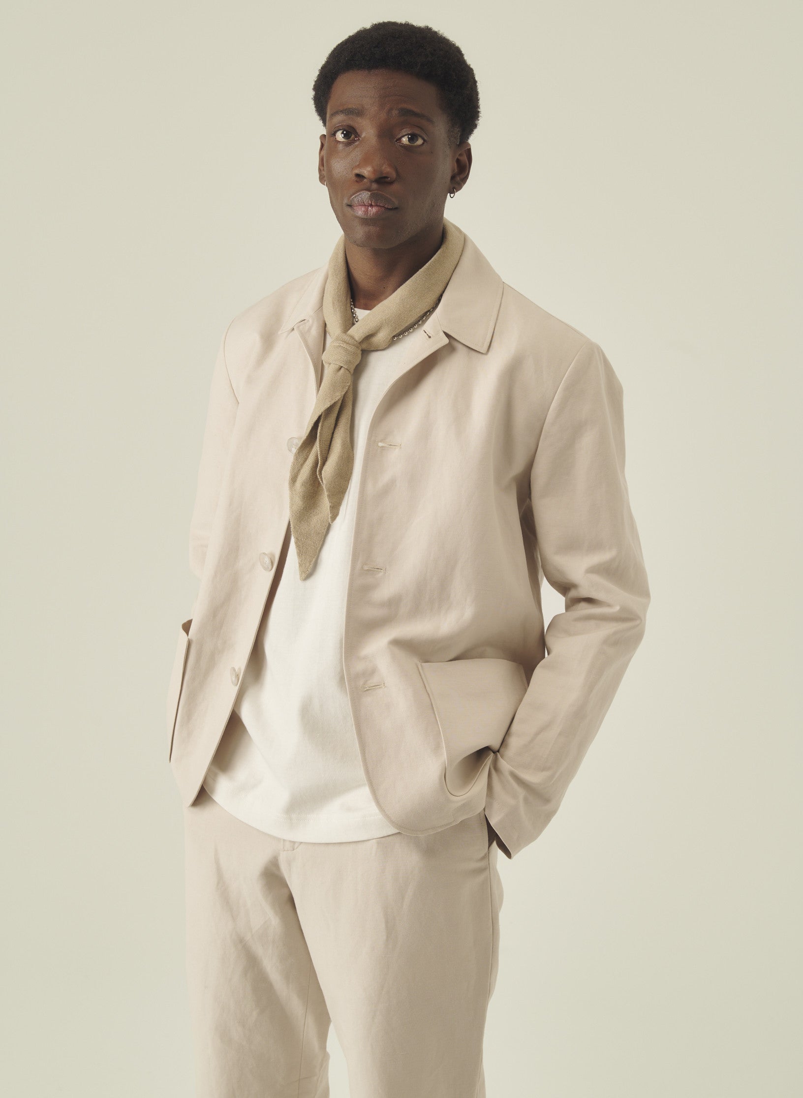 t shirt mc oversized coton ecru homme femme