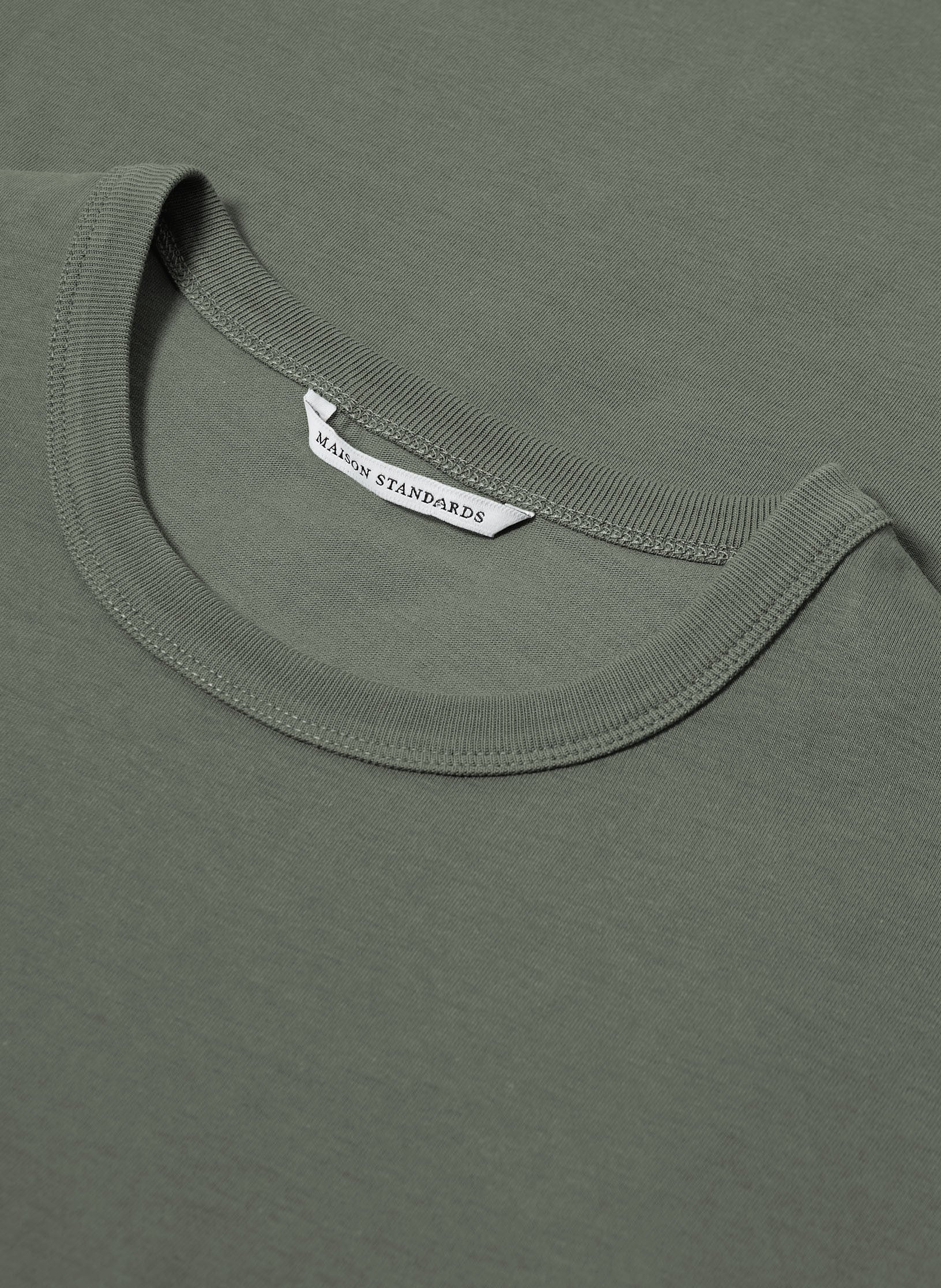 tee shirt coton organique mc kaki homme femme unisexe