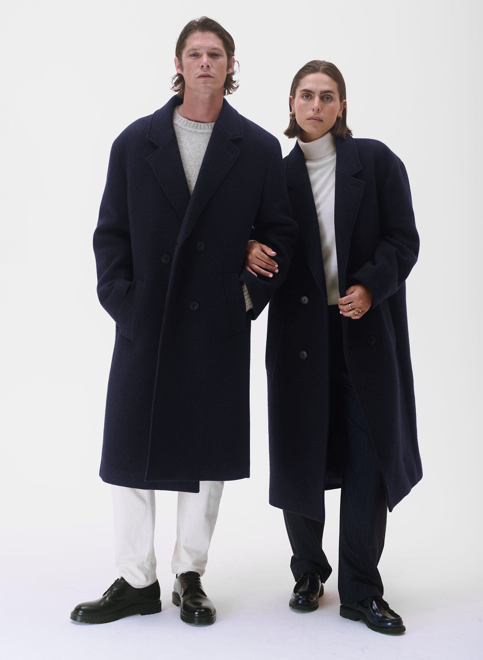 manteau double boutonnage