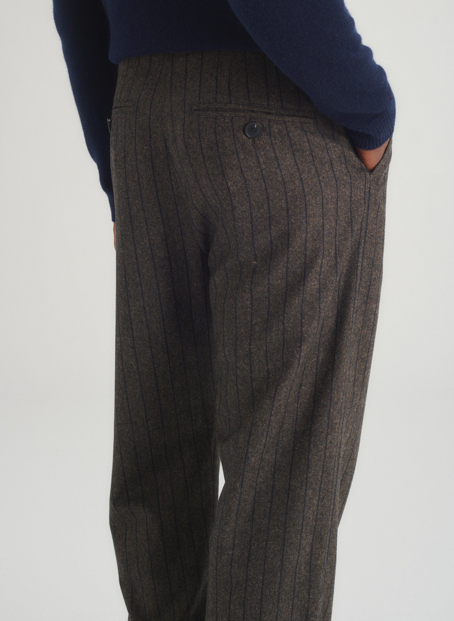 pantalon rayee 2 pinces