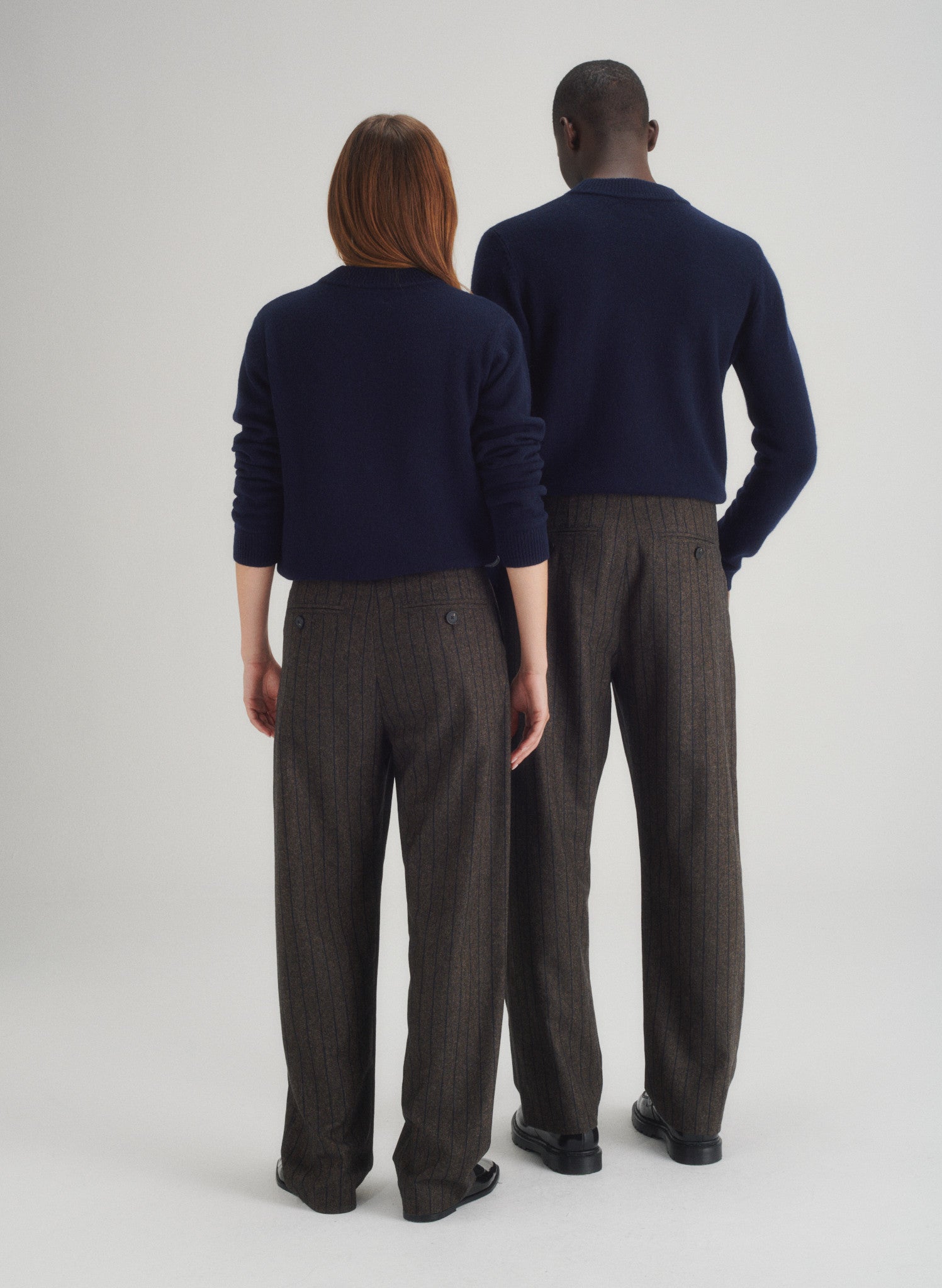 pantalon rayee 2 pinces