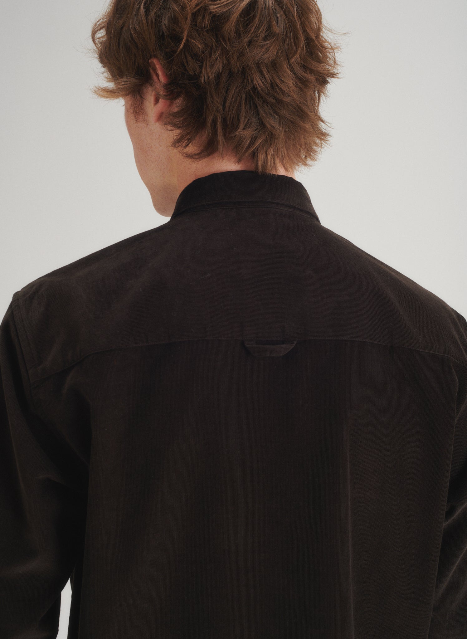 chemise loose velours 1