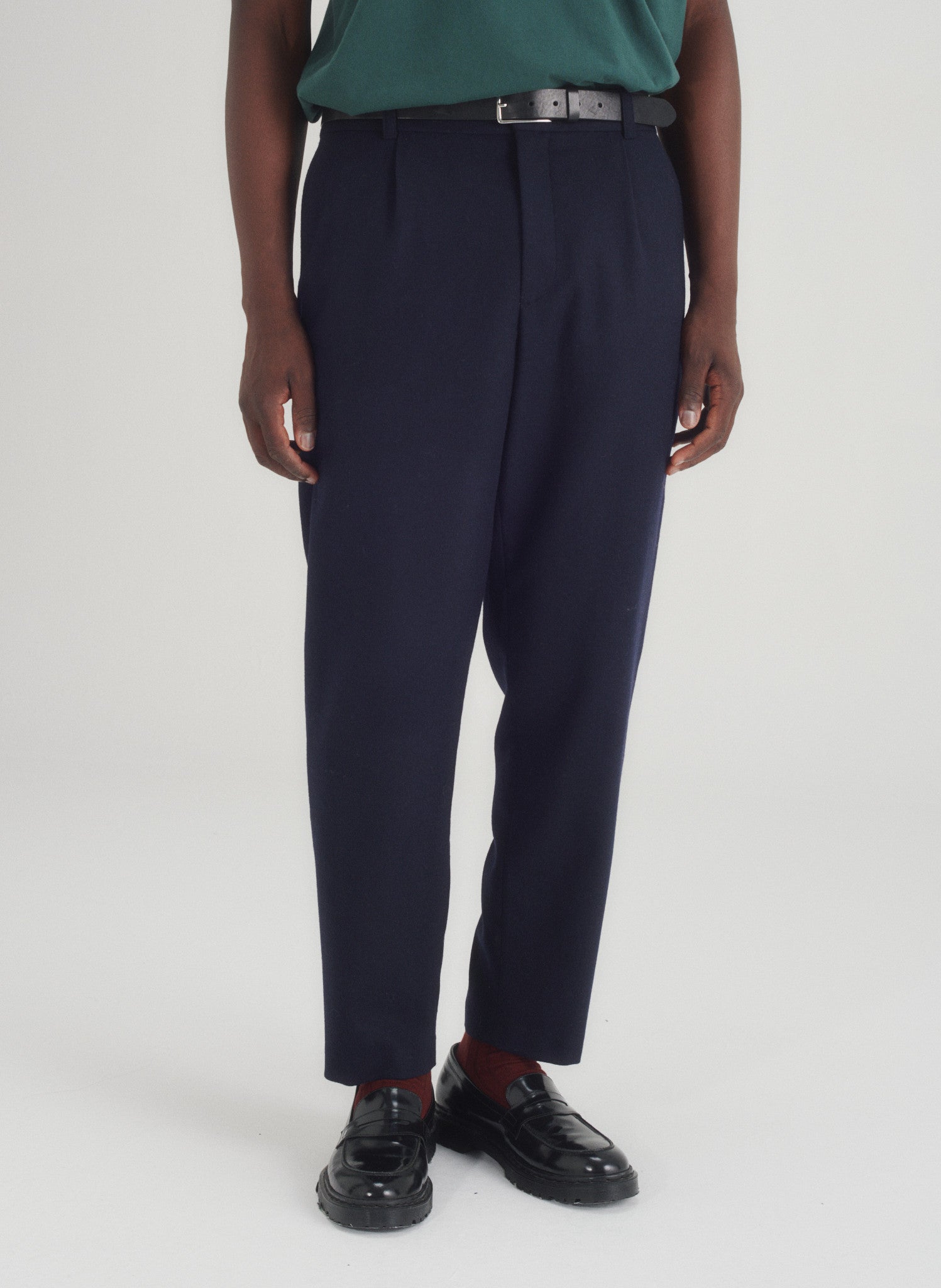 pantalon loose flanelle 1