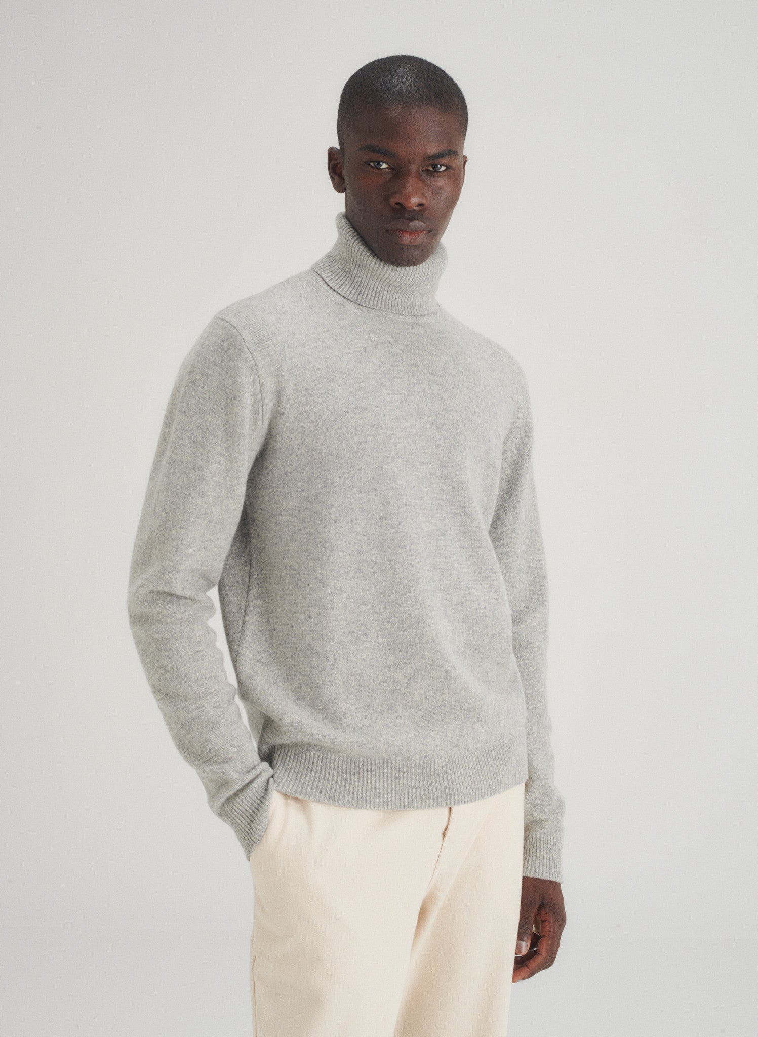 pull col roule 100 laine 1