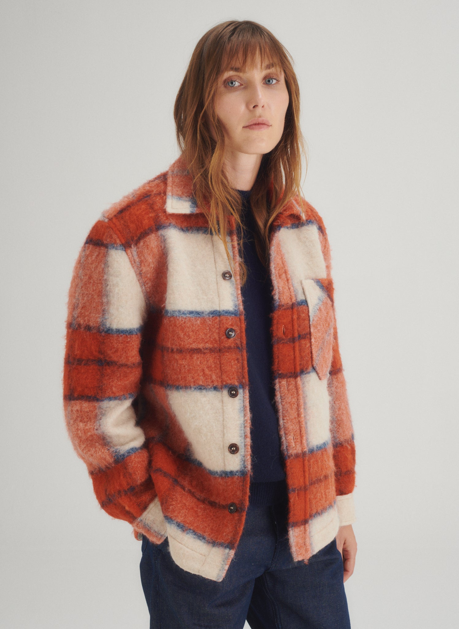 surchemise laine carreaux