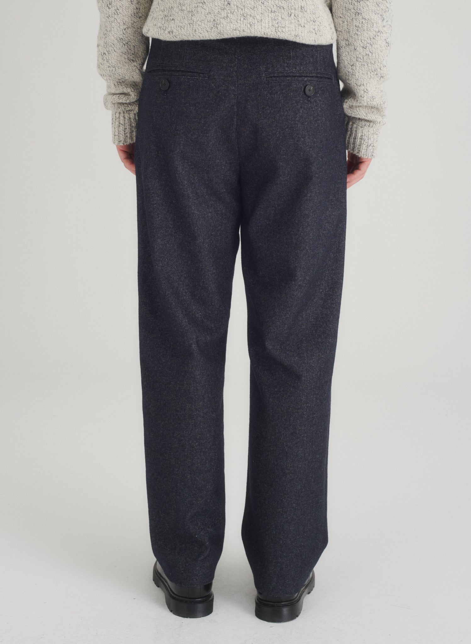 pantalon double pinces denim 1