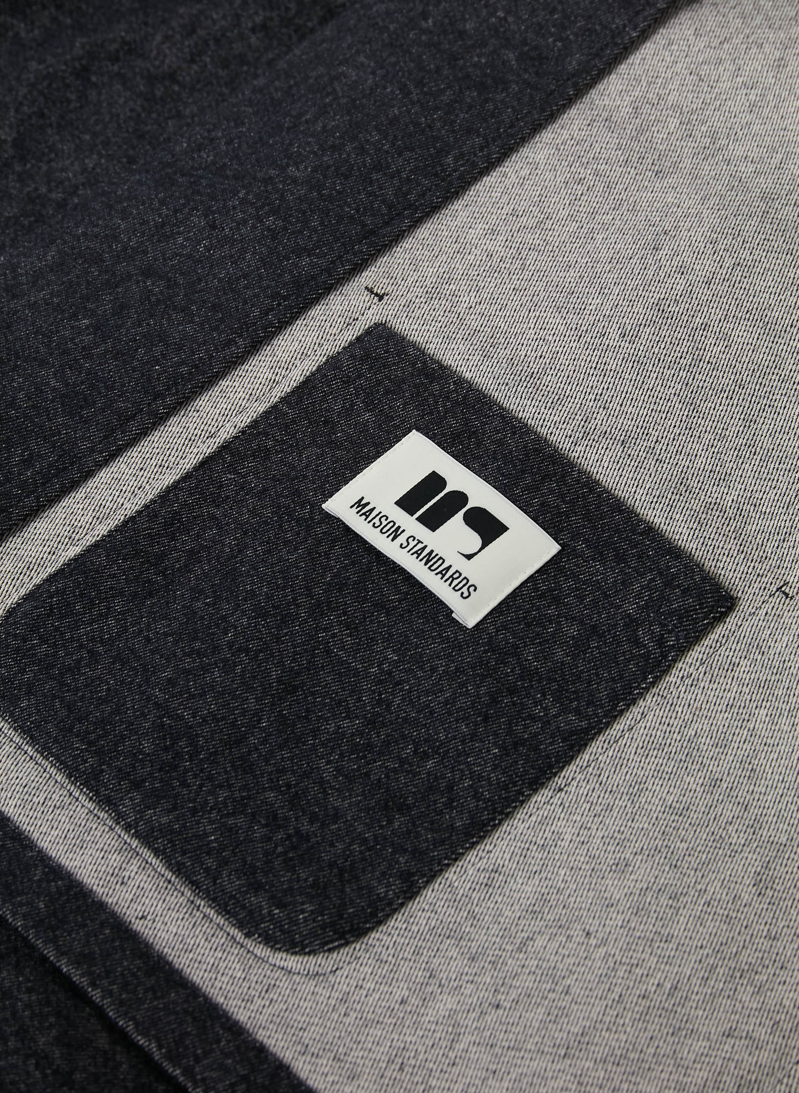 veste courte effet denim