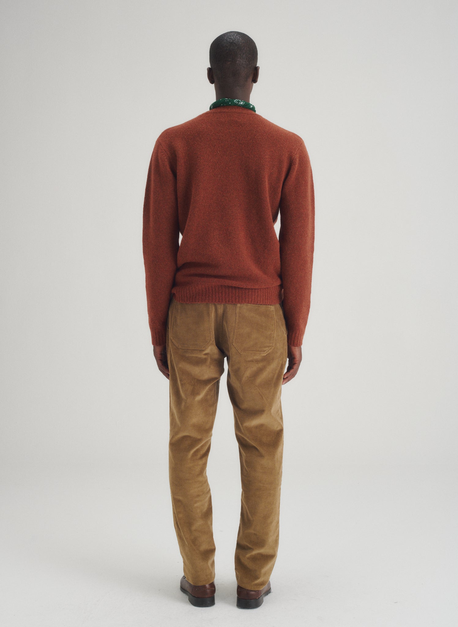 Pantalon Loose Velours Cadix - Beige Foncé