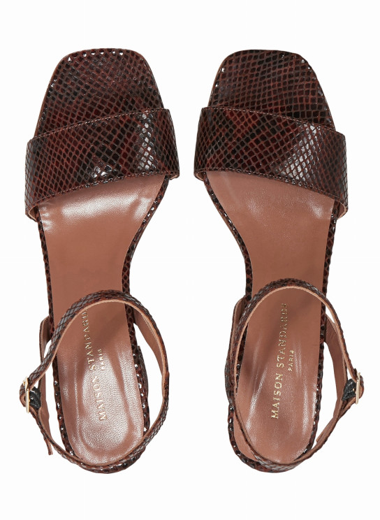 sandale femme python
