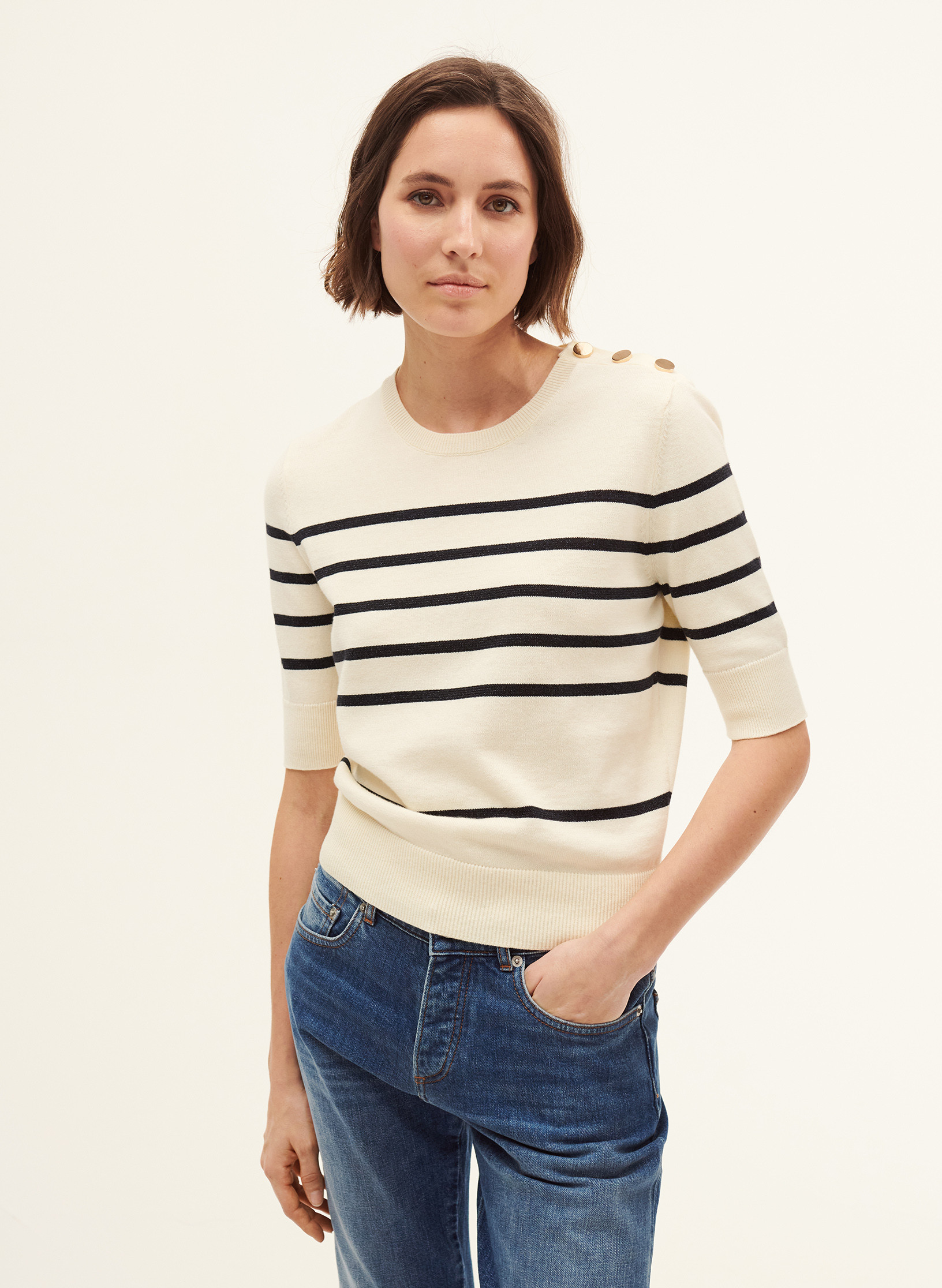 Marinière femme promo pull