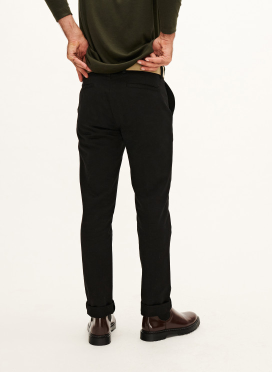 Chino slim homme noir