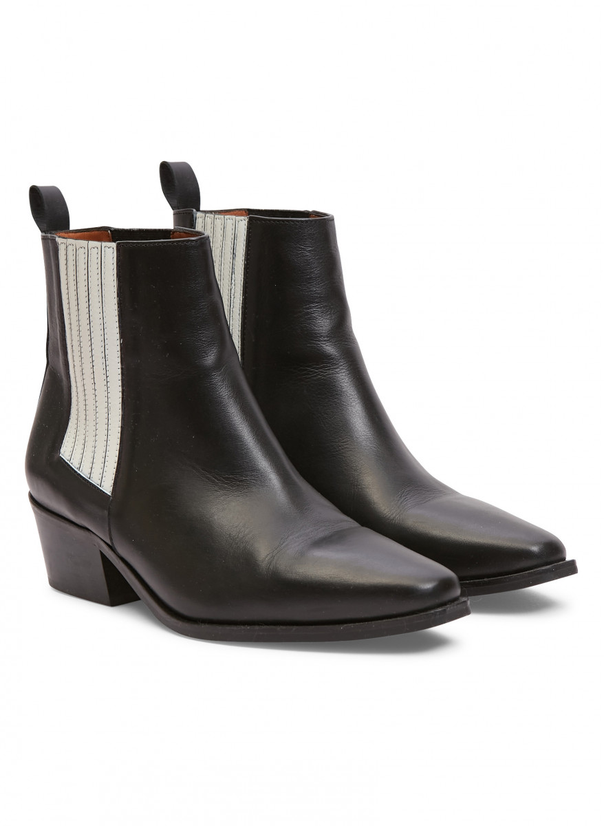 bottines santiag femme cuir