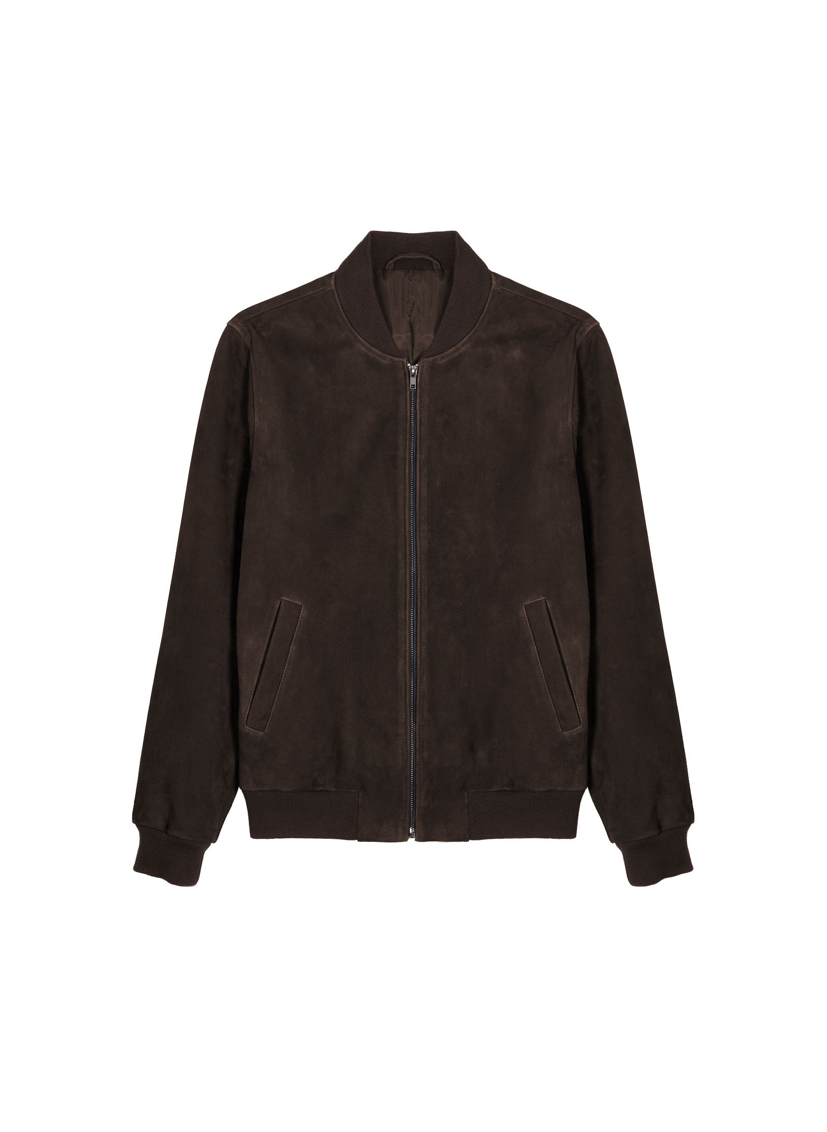 Veste homme top marron daim