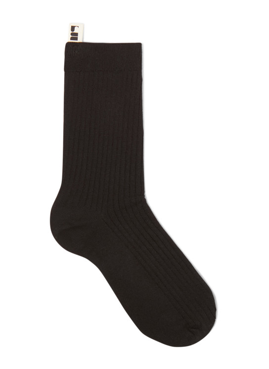 chaussettes NOIRES pour homme et femme logo Maison standards