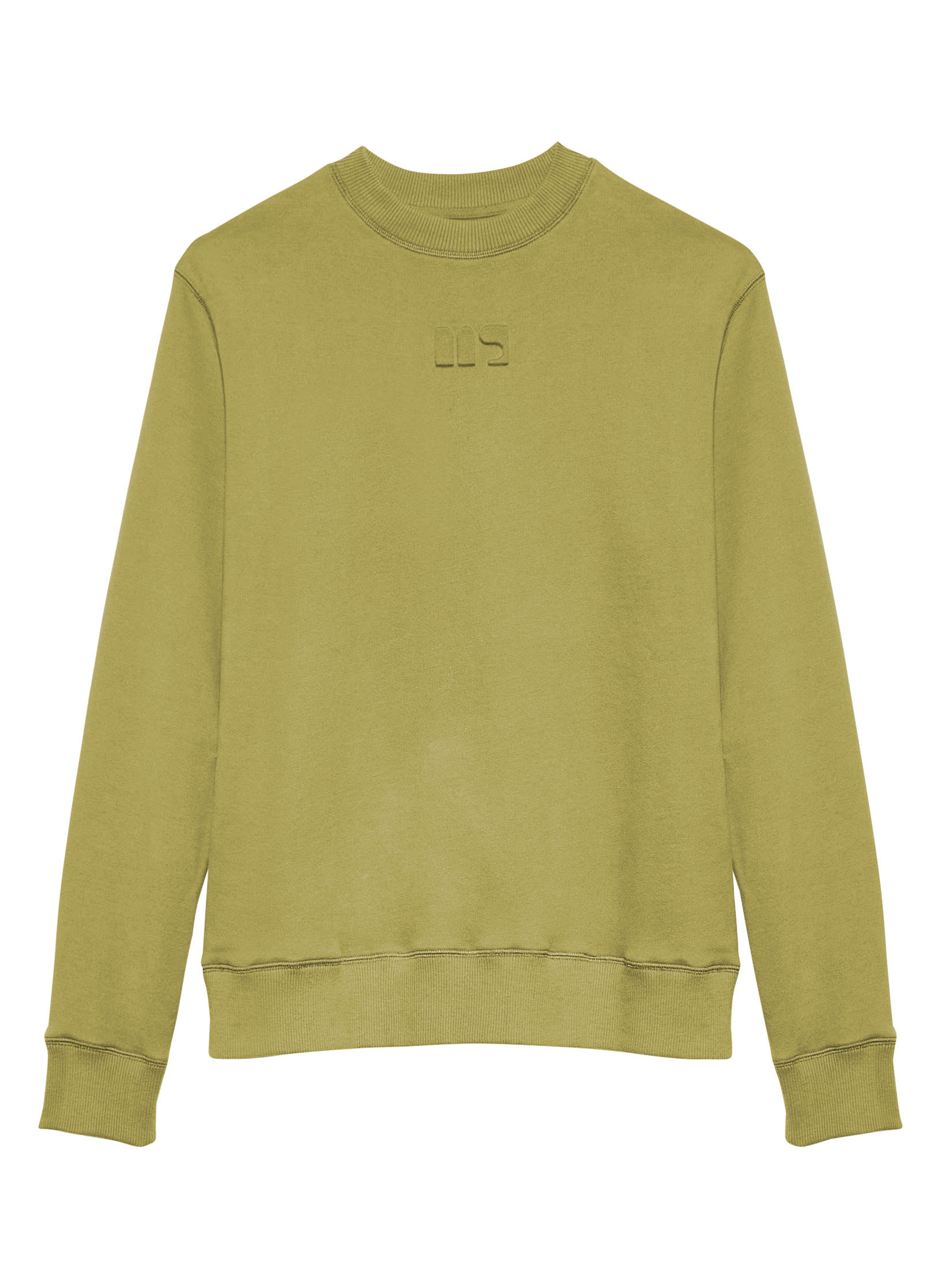 sweatshirt pour homme vert avec logo discret Maison Standards