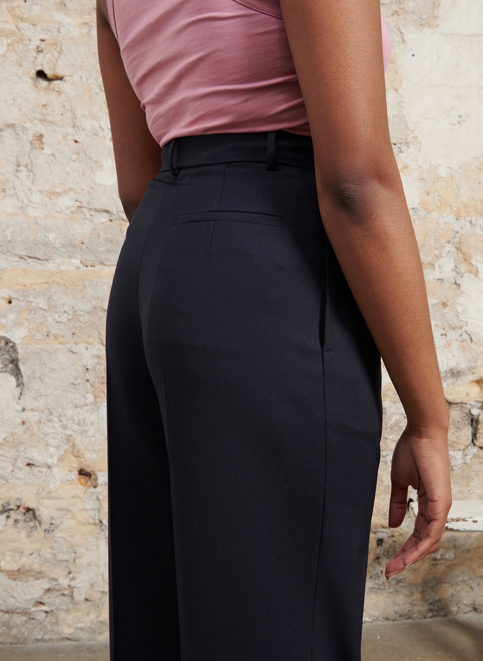 Pantalon Palazzo Infroissable