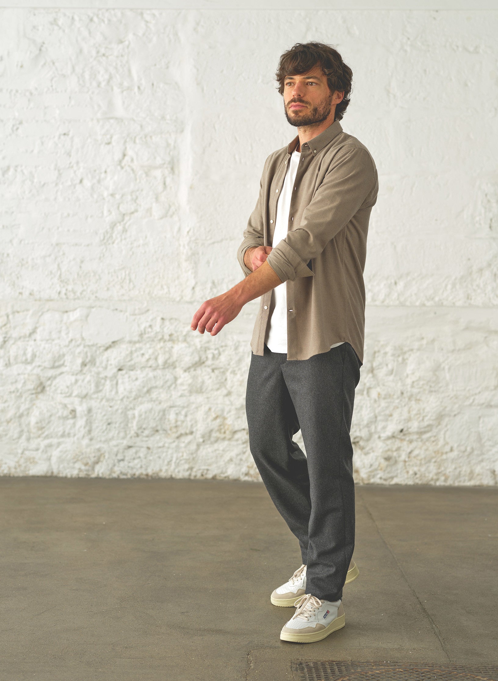 Chemise Flanelle Col Boutonné