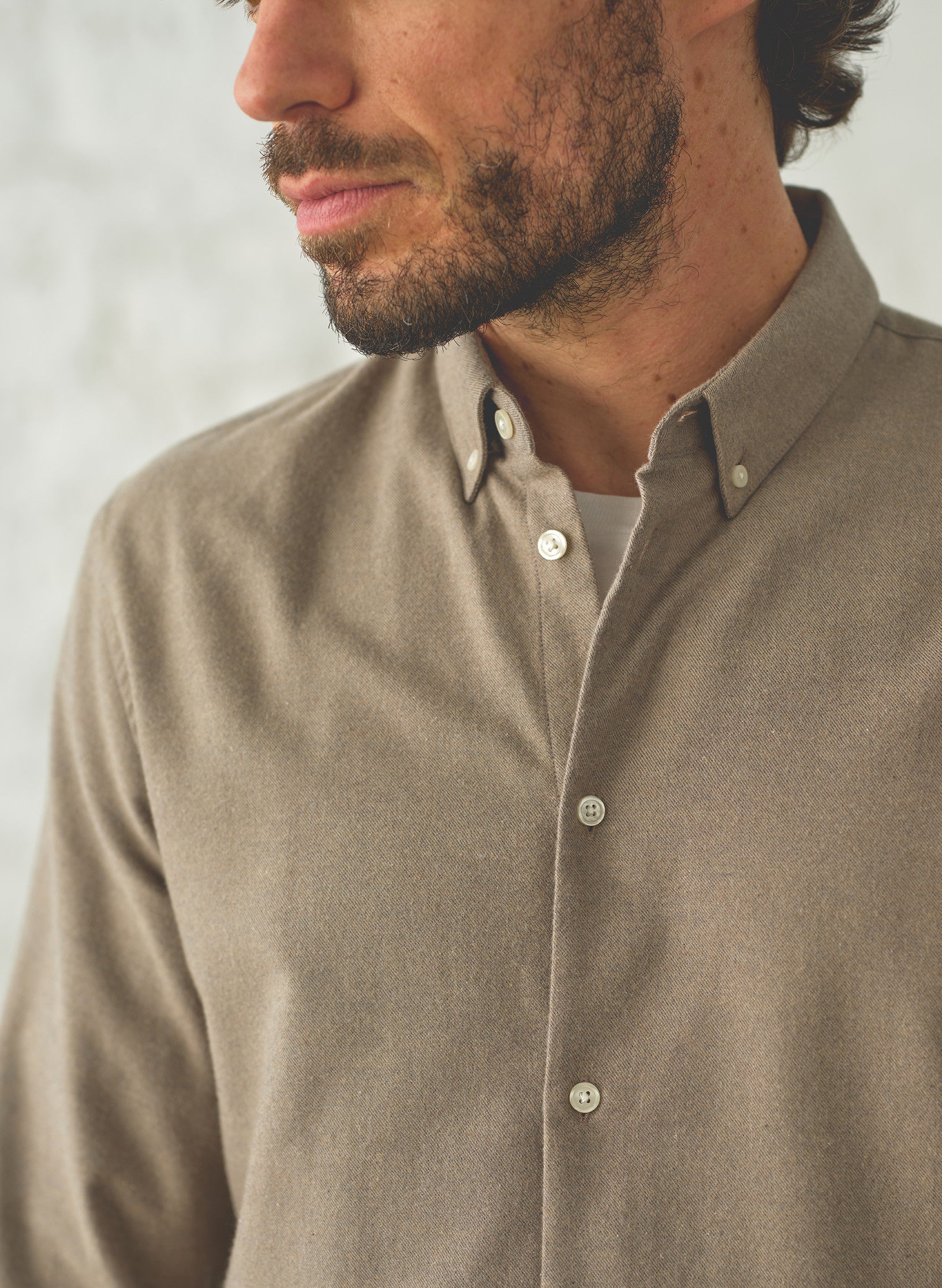 Chemise Flanelle Col Boutonné