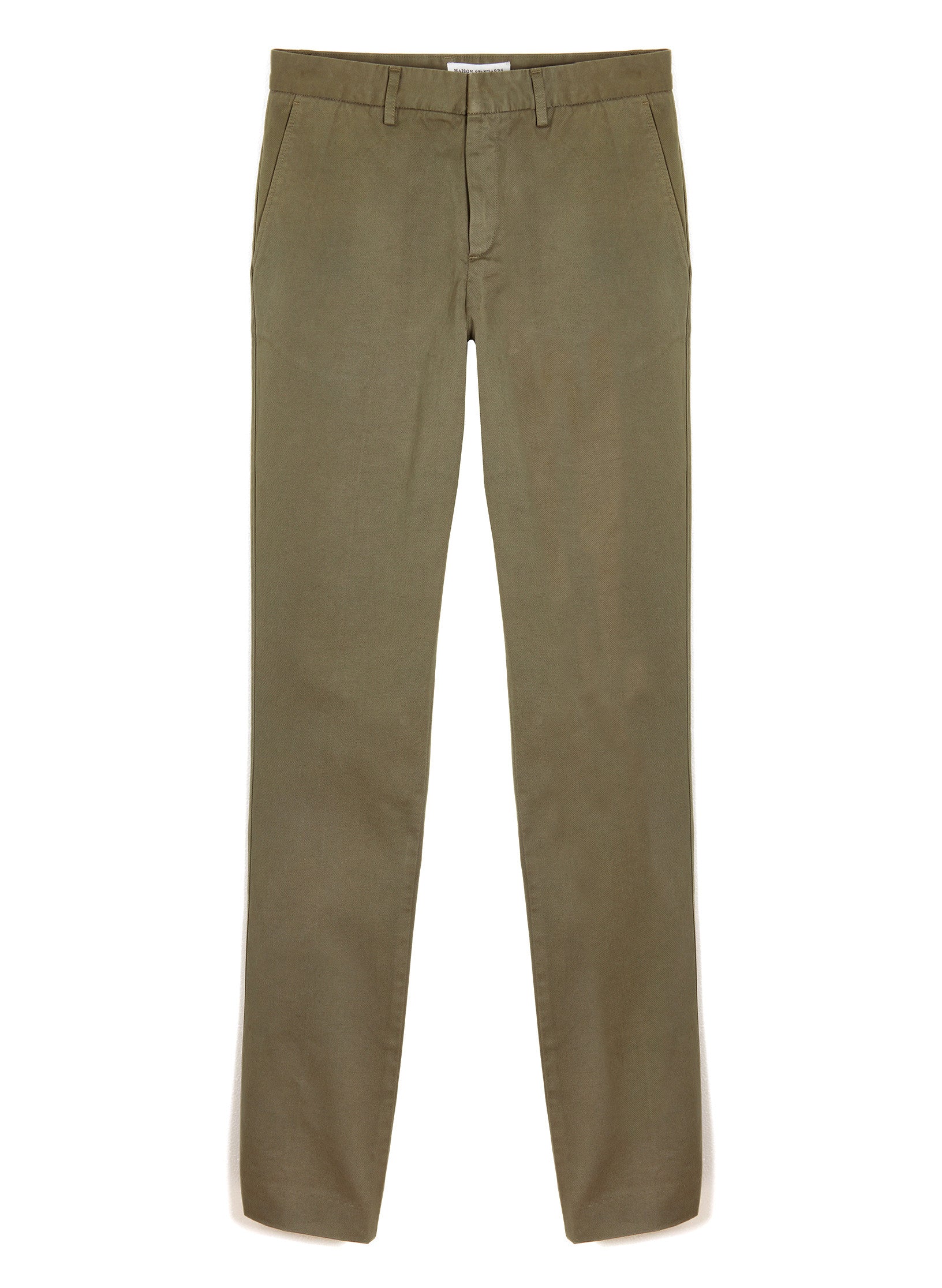 le chino slim homme kaki