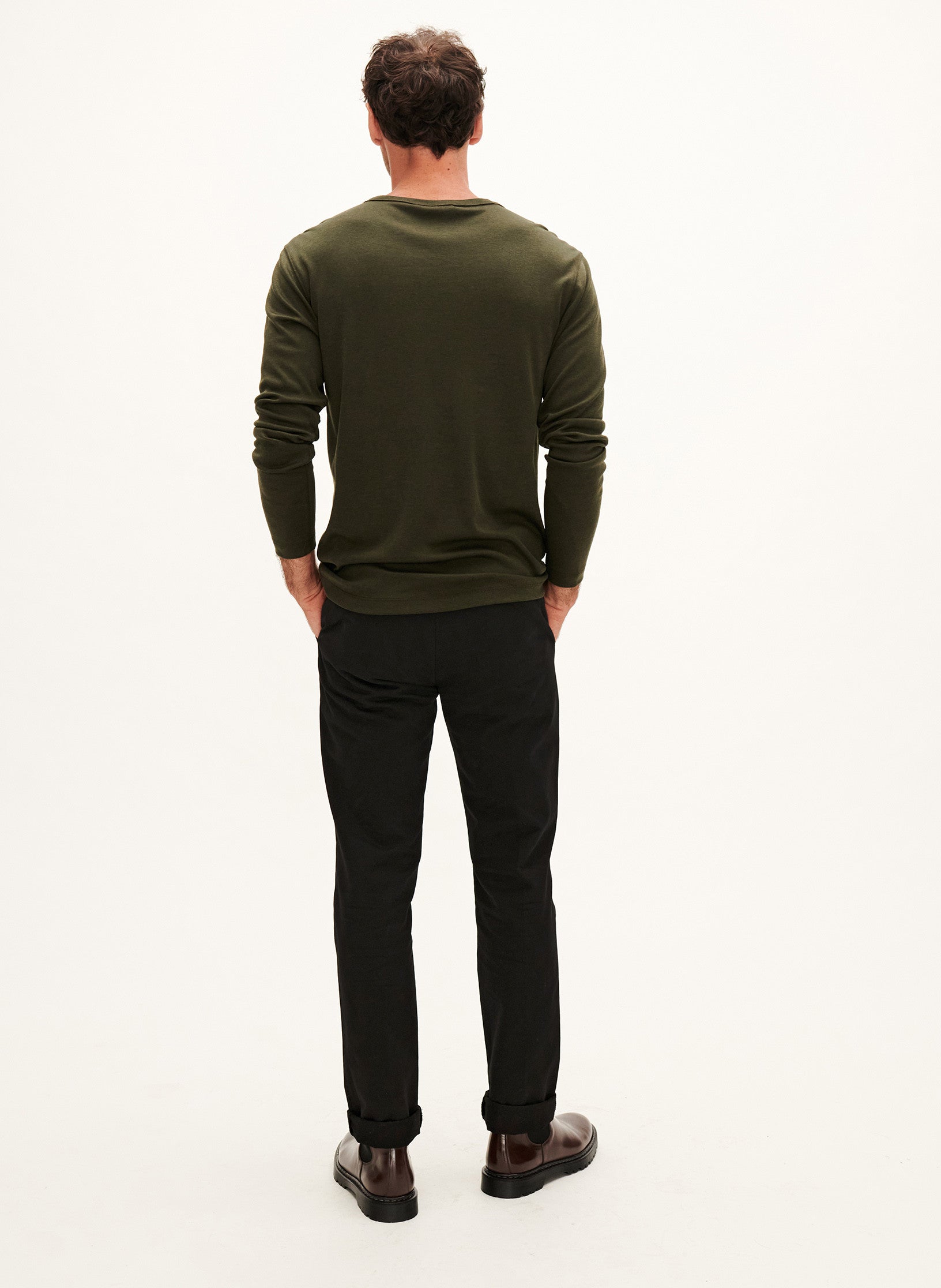 le chino slim homme noir