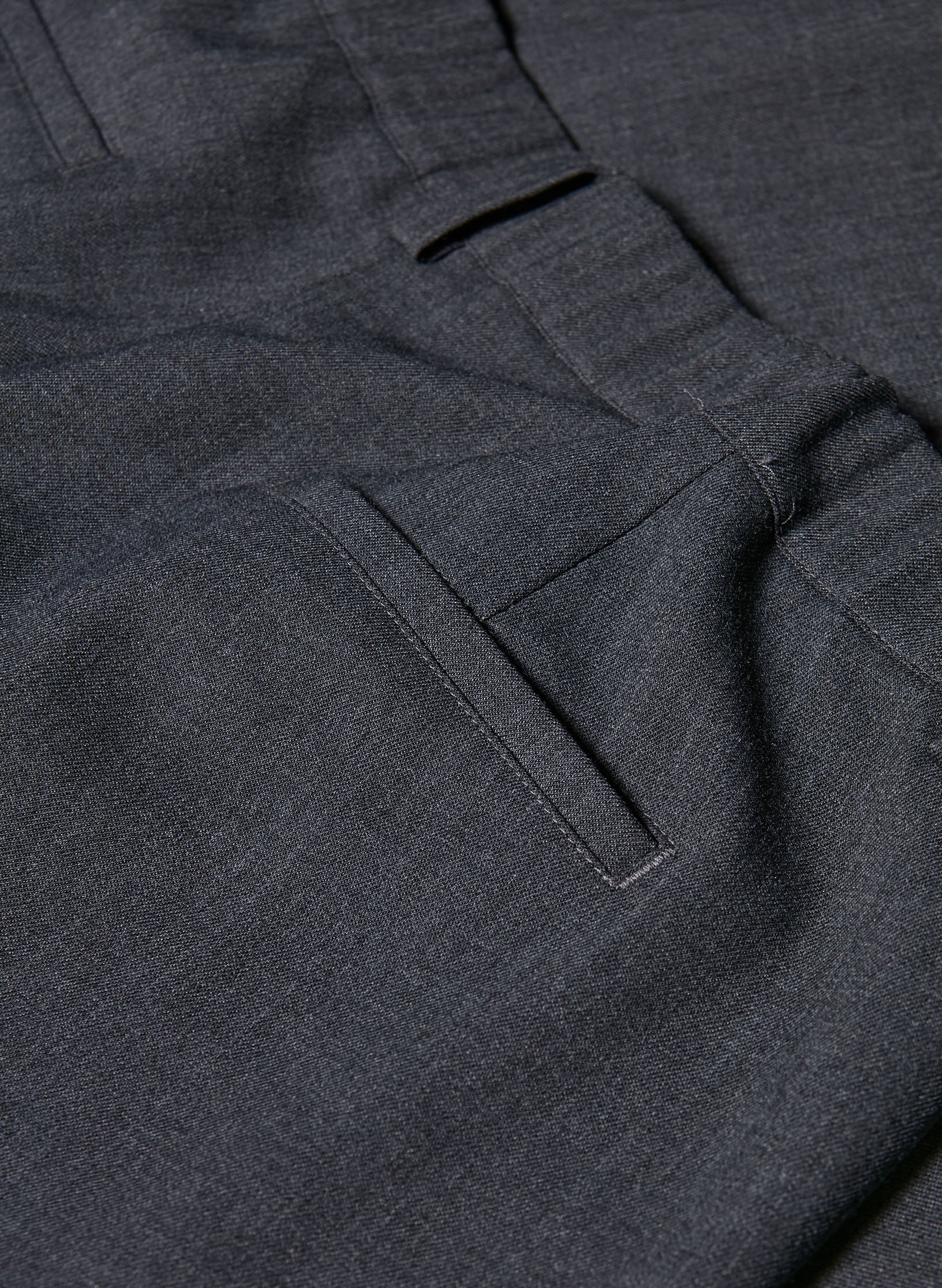 pantalon bi stretch gris homme