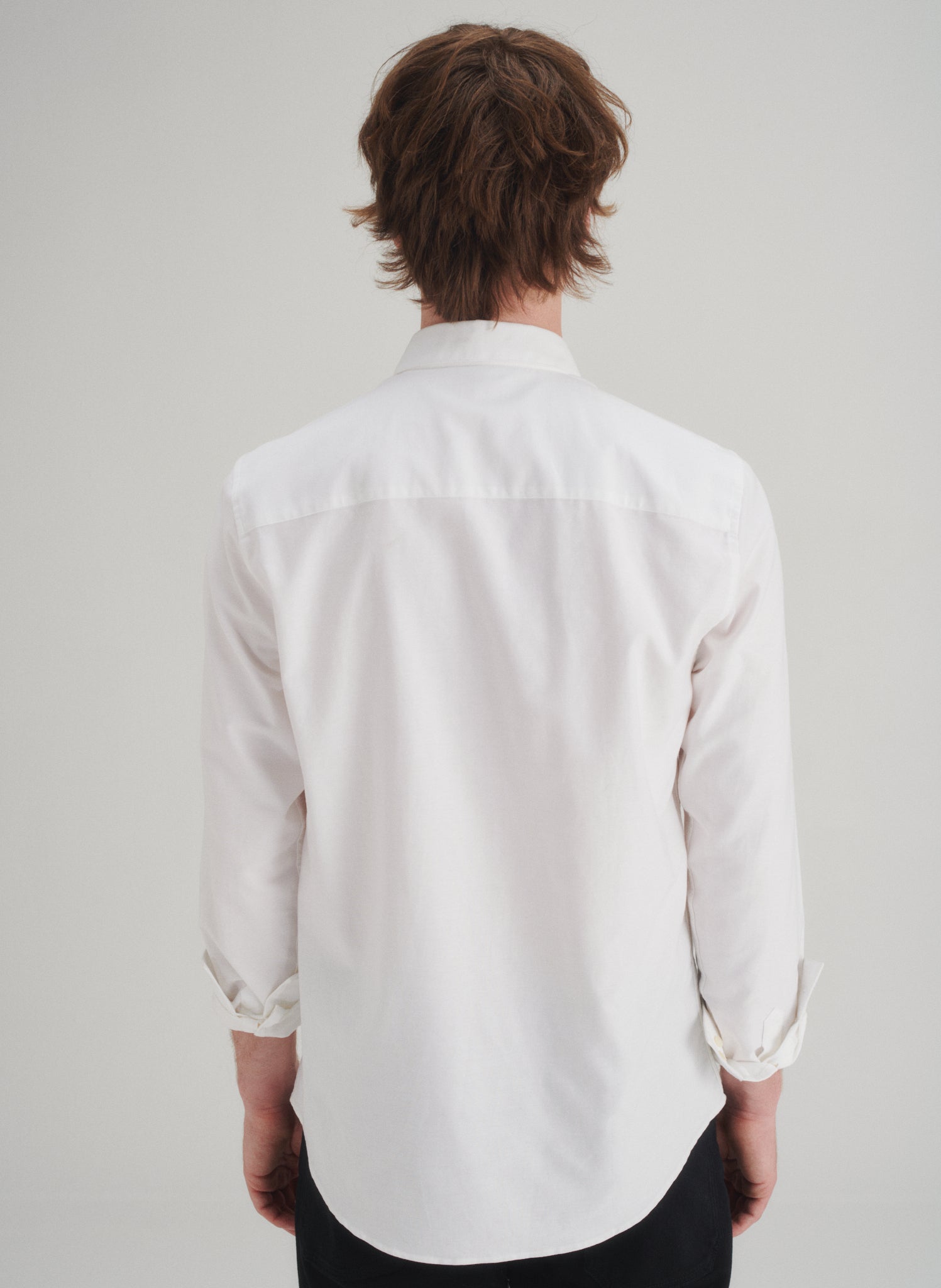 chemise oxford easycare blanche coupe regular homme