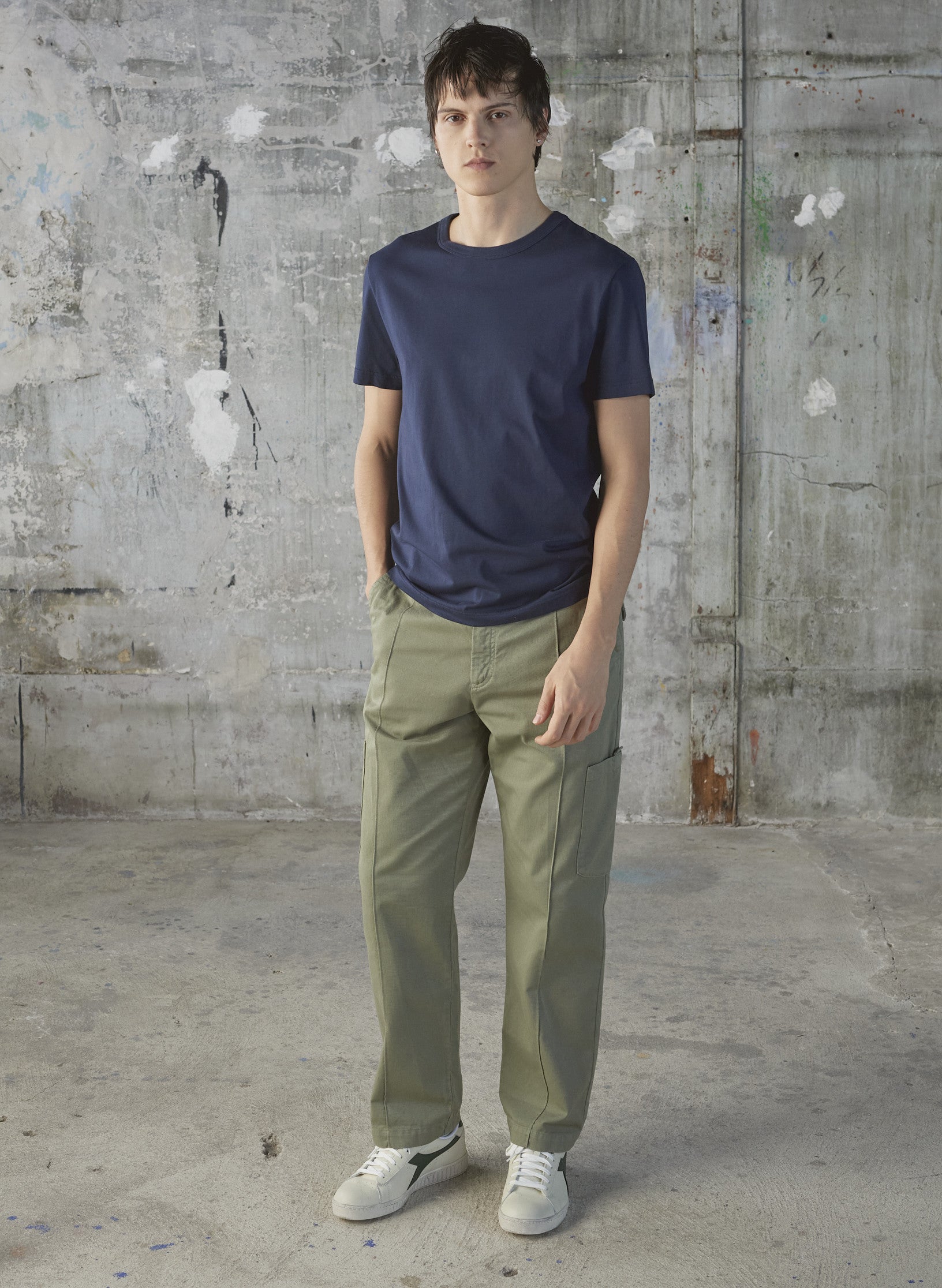 tee shirt coton organique bleu