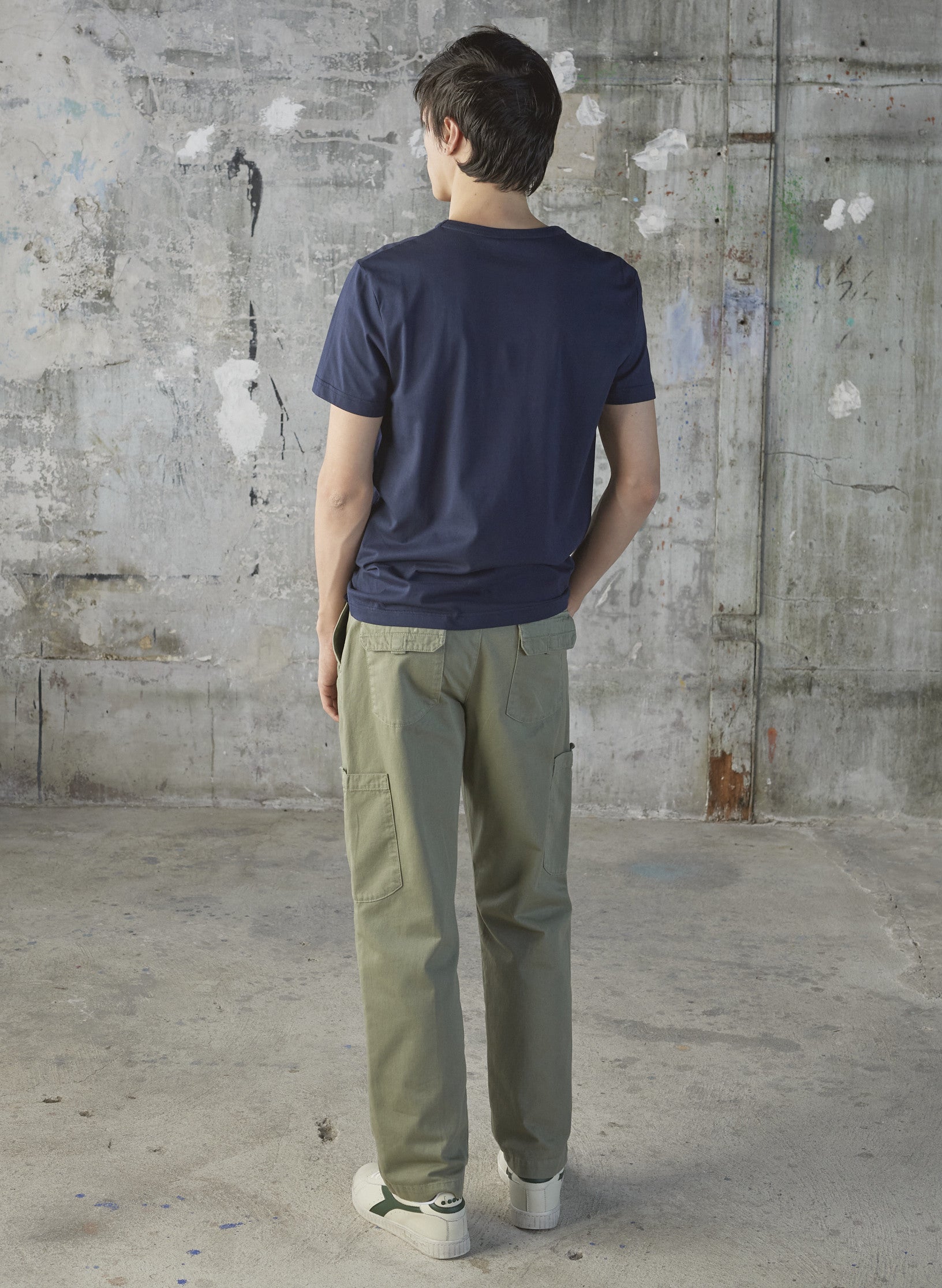 tee shirt coton organique bleu