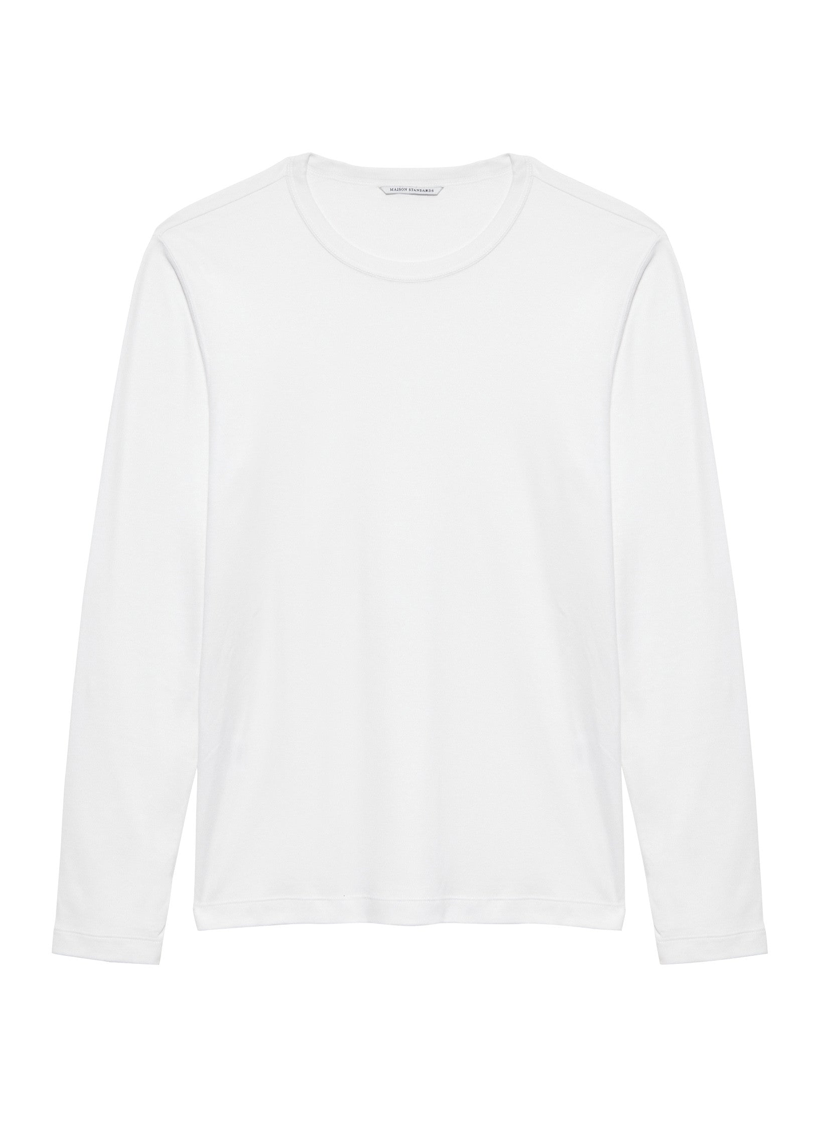 t shirt manches longues homme lyocel blanc