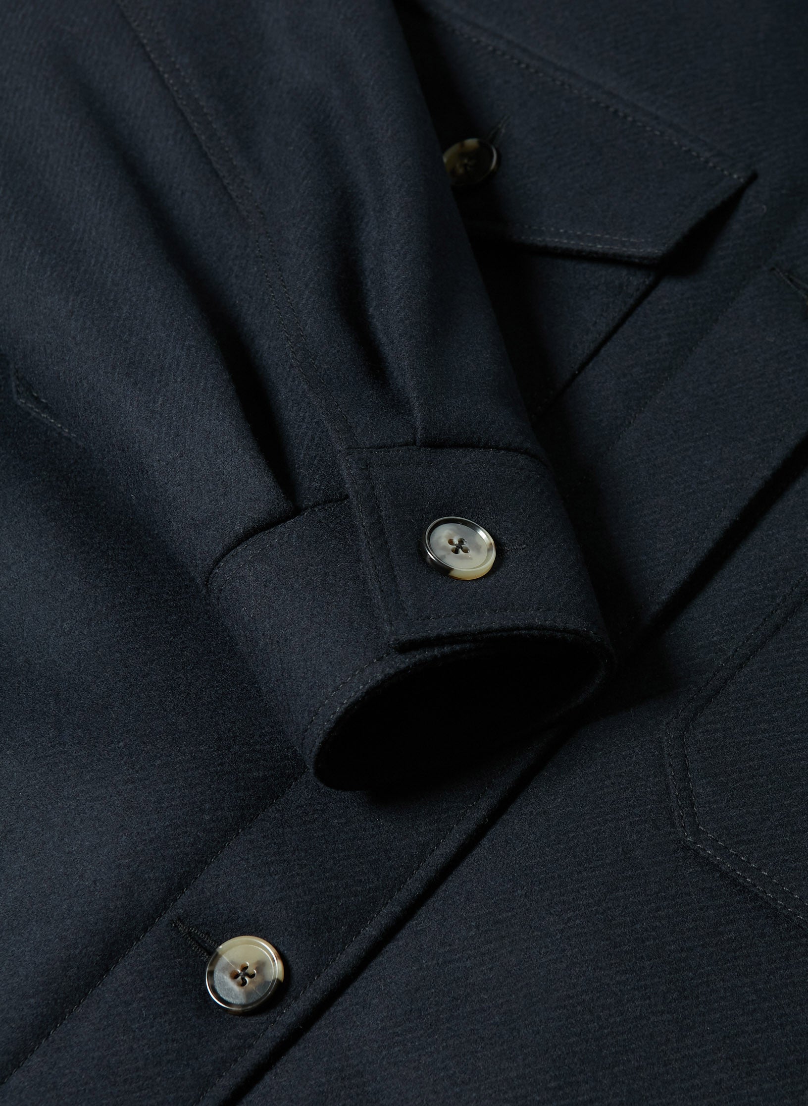 manteau long marine femme