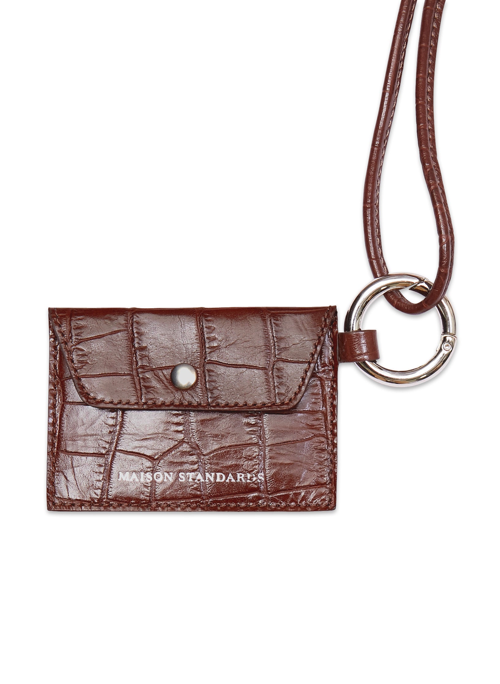 porte monnaie femme cuir marron