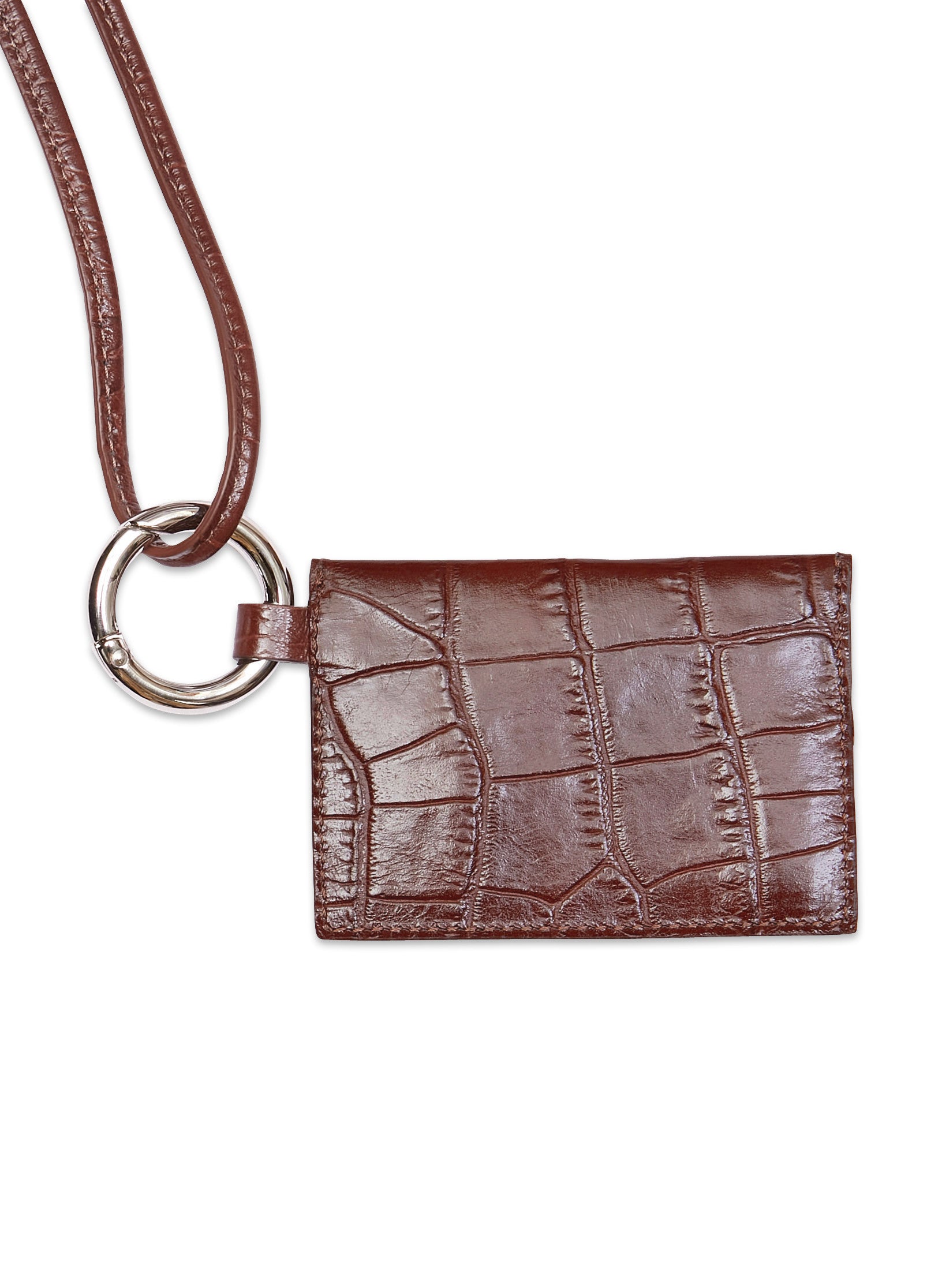 porte monnaie femme cuir marron