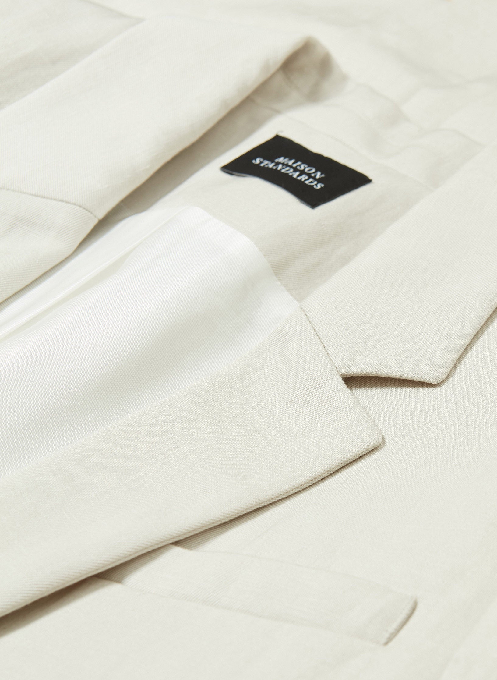 veste oversized lin ecru femme ecoresponsable