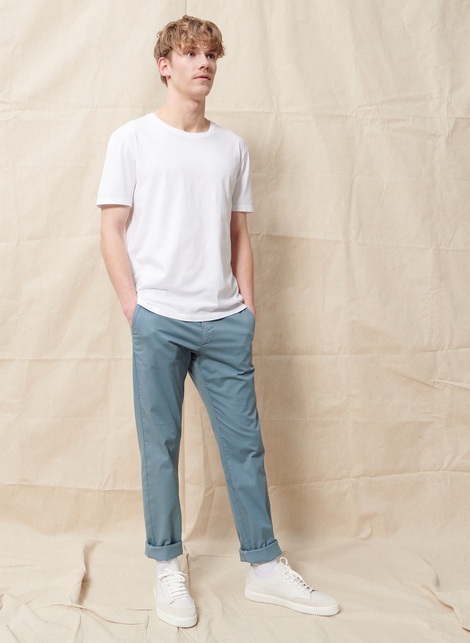 tee shirt coton organique homme blanc