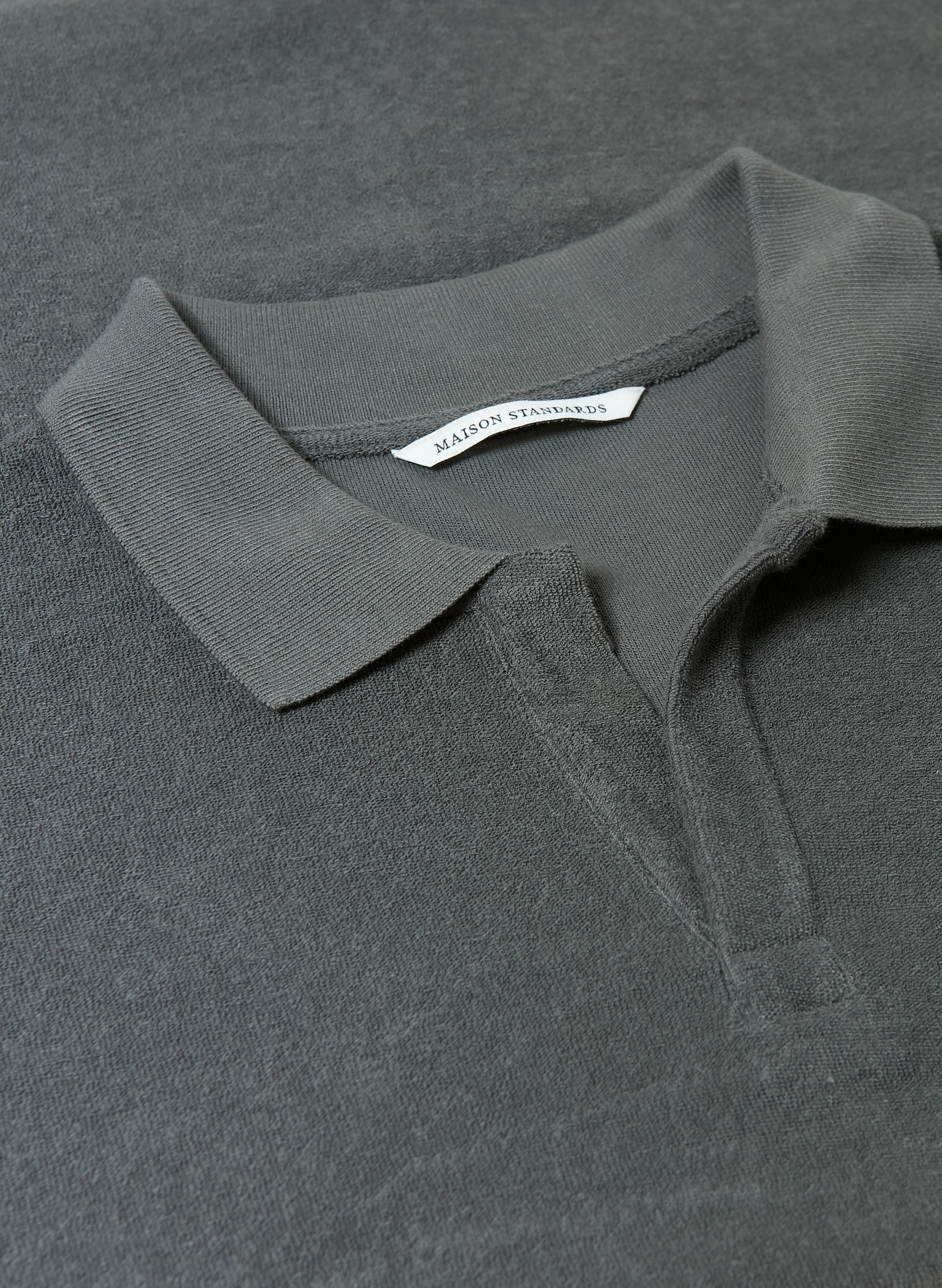 polo eponge homme gris ecoresponsable