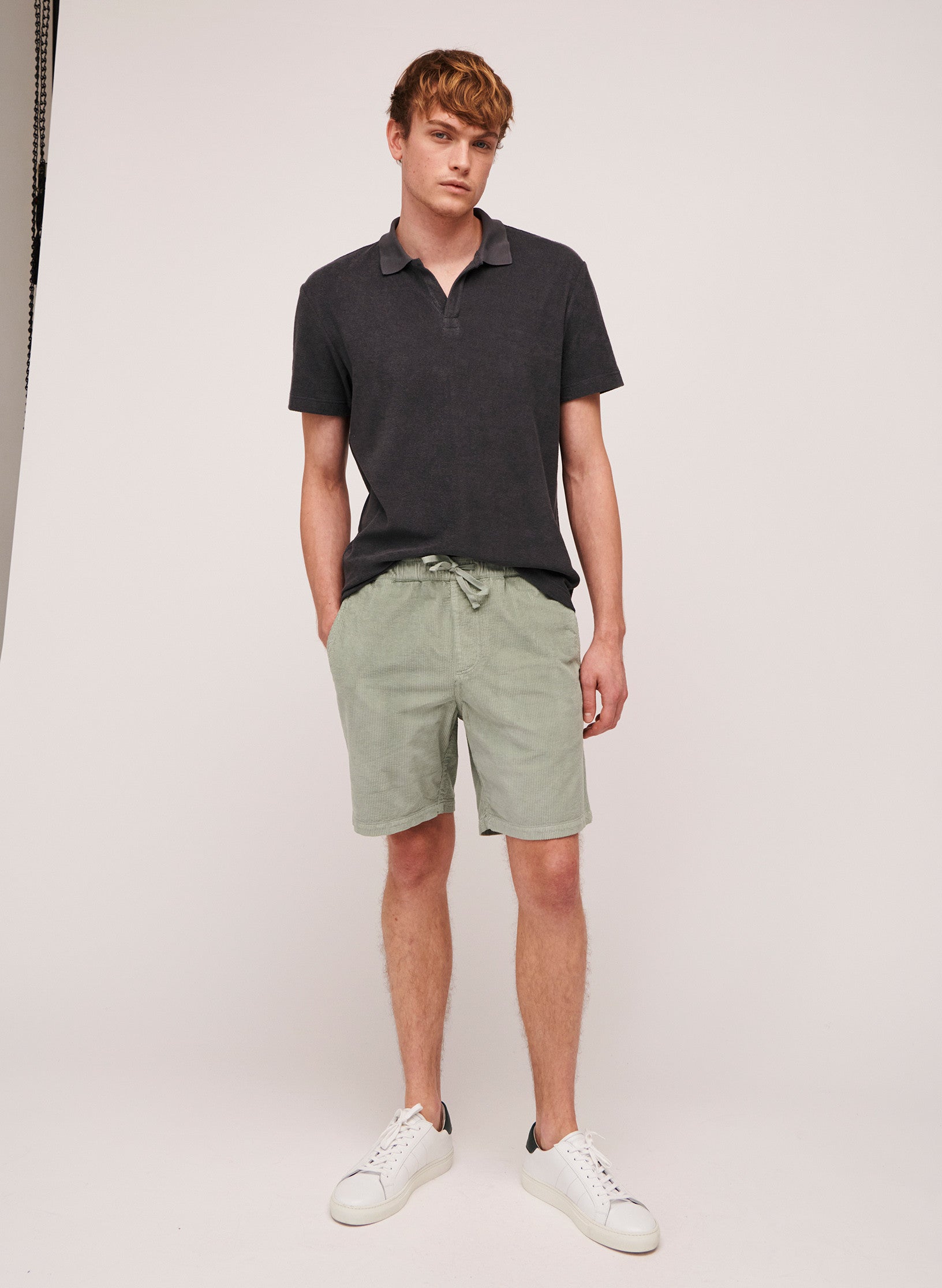 polo eponge homme gris ecoresponsable