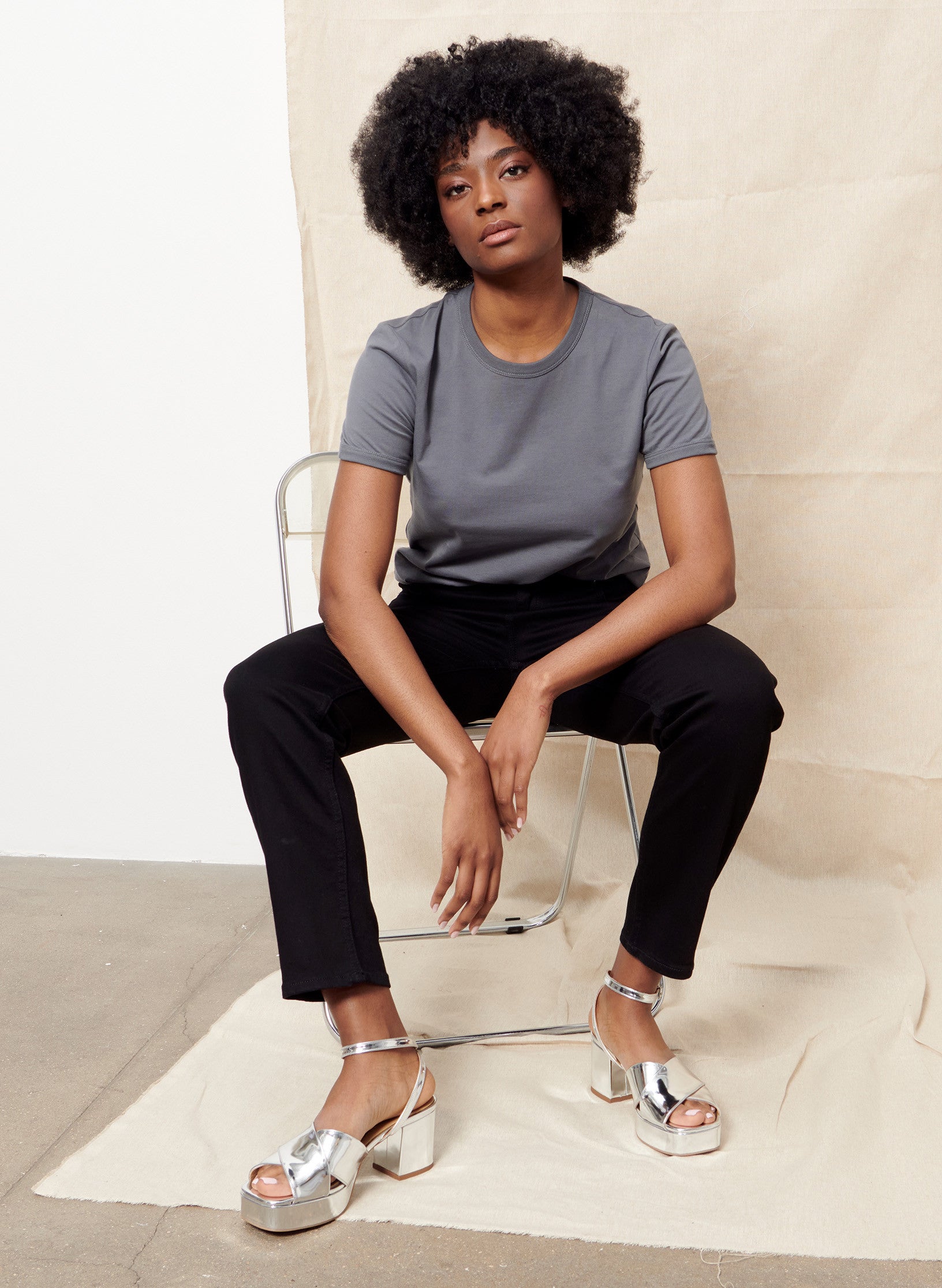 jean mom taille haute