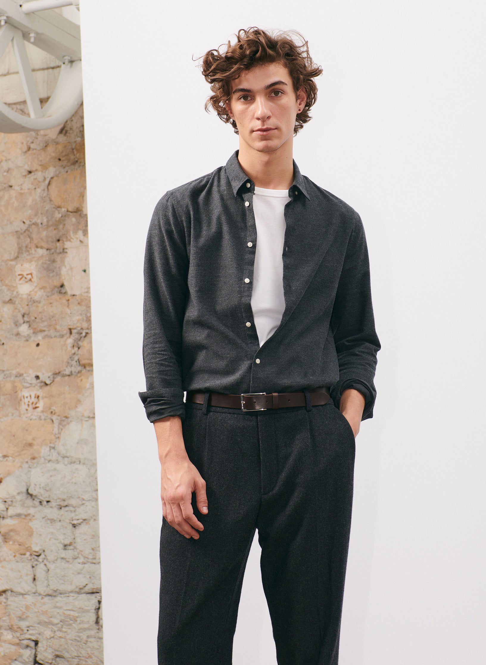 ceinture cuir marron homme