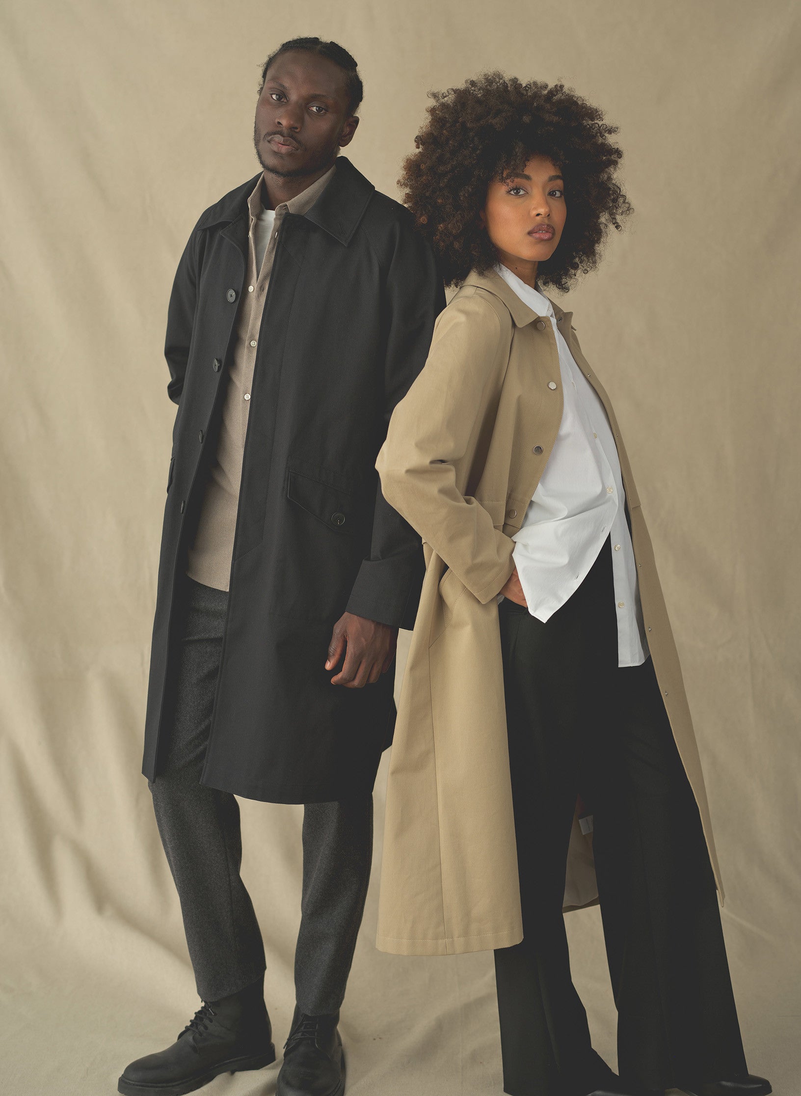 trench impermeable homme bleu