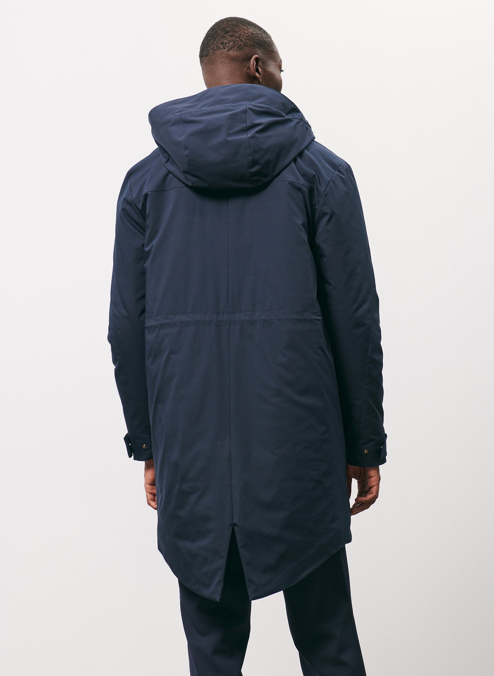 parka longue bleu homme europe
