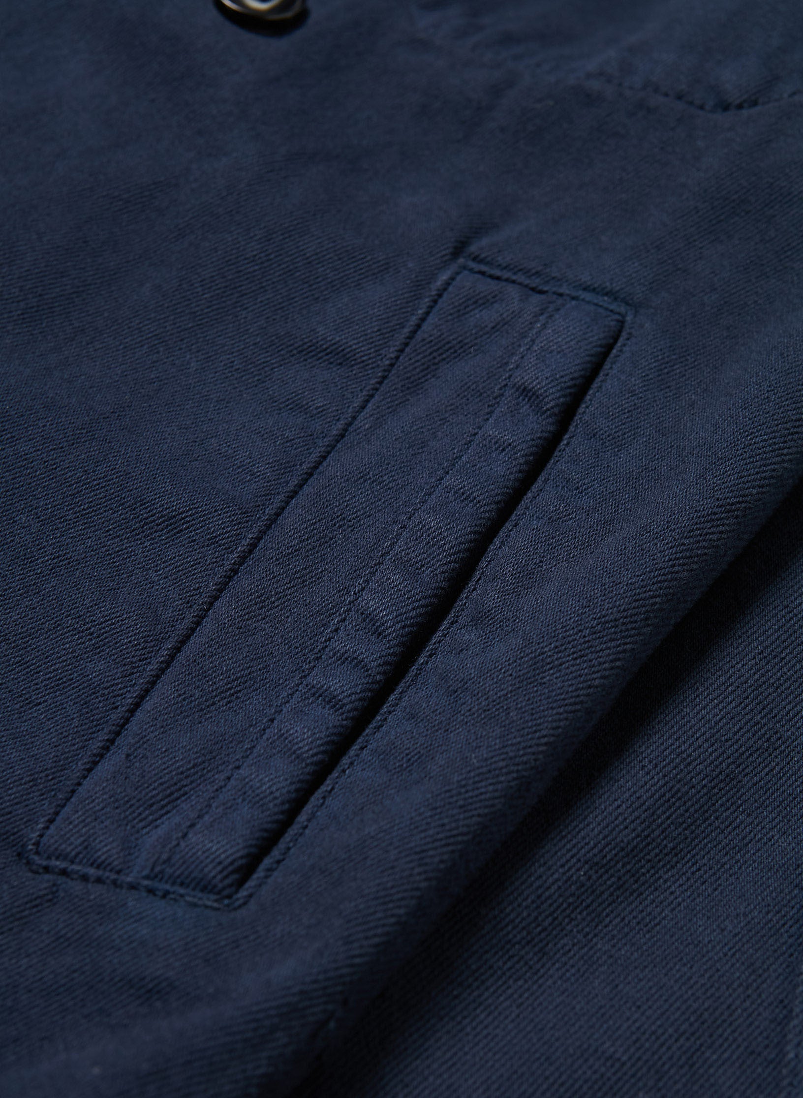 caban twill coton bleu homme
