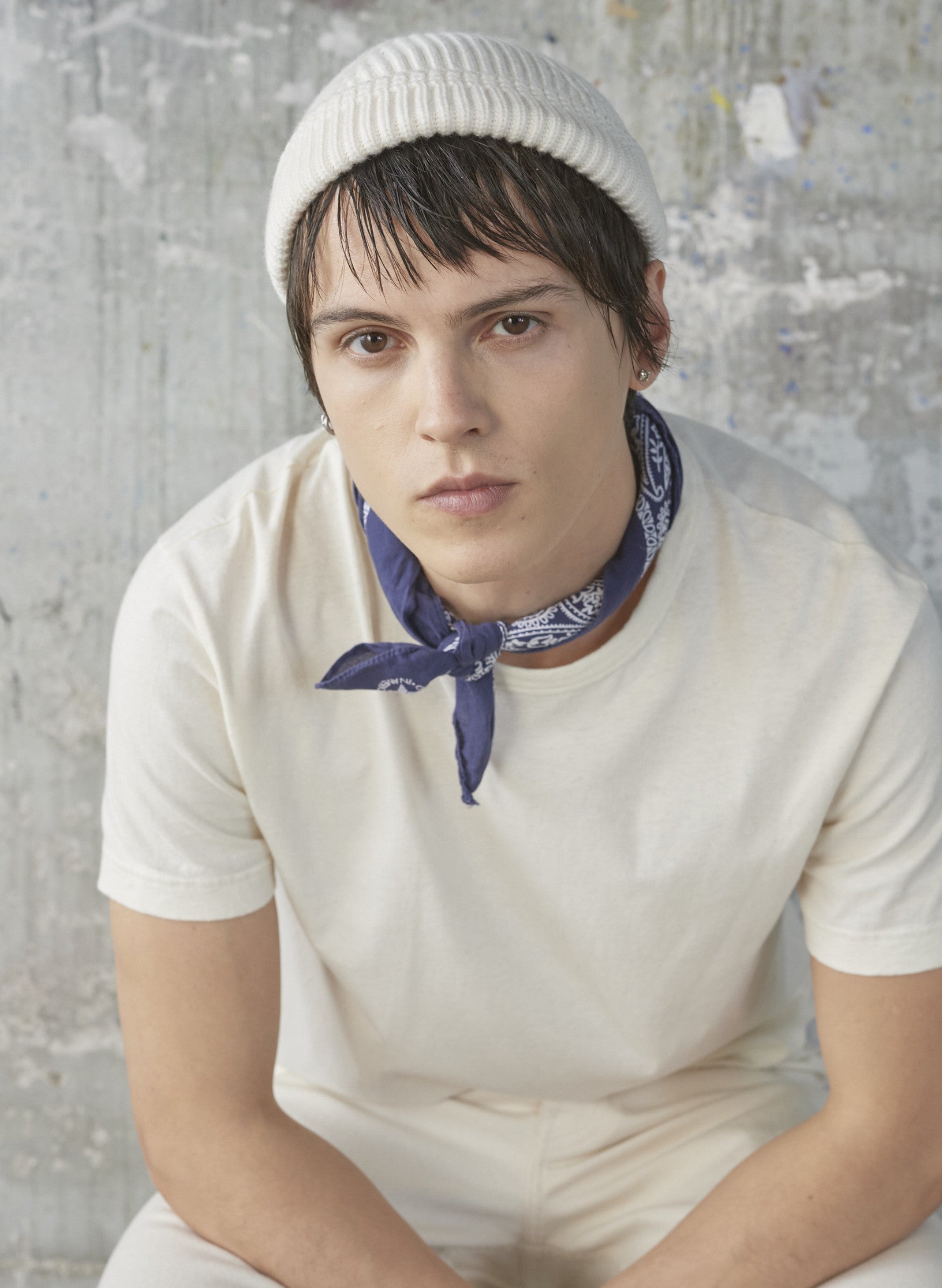 tee shirt lin ecru homme