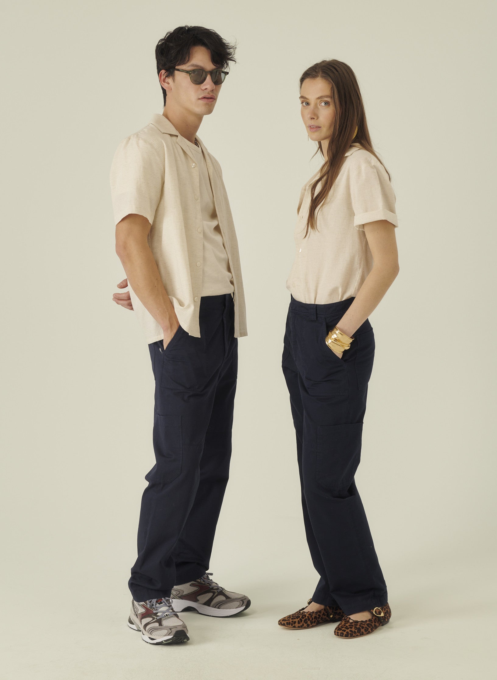 tee shirt lin ecru homme