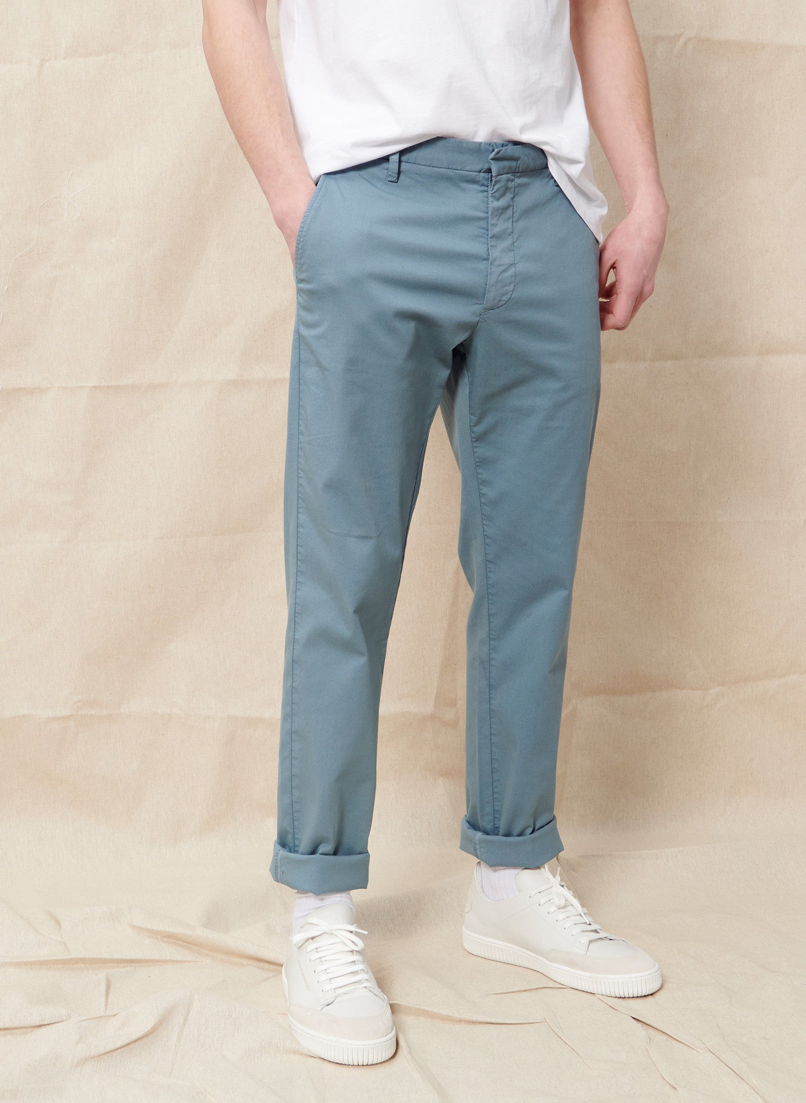 chino light bleu homme