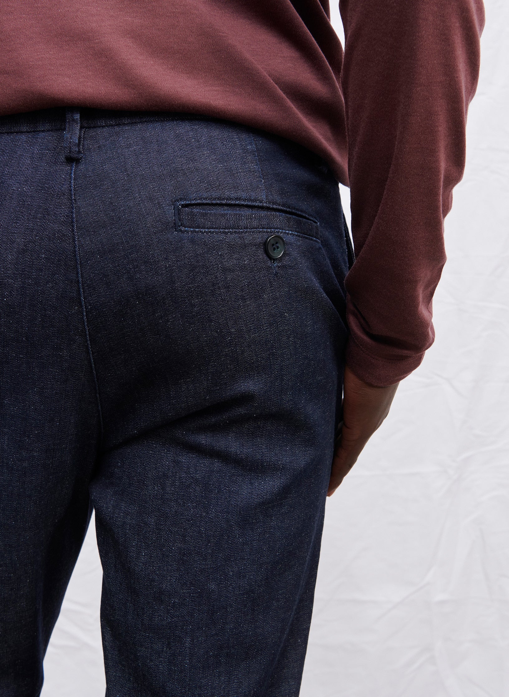 chino denim elasthanne brut homme